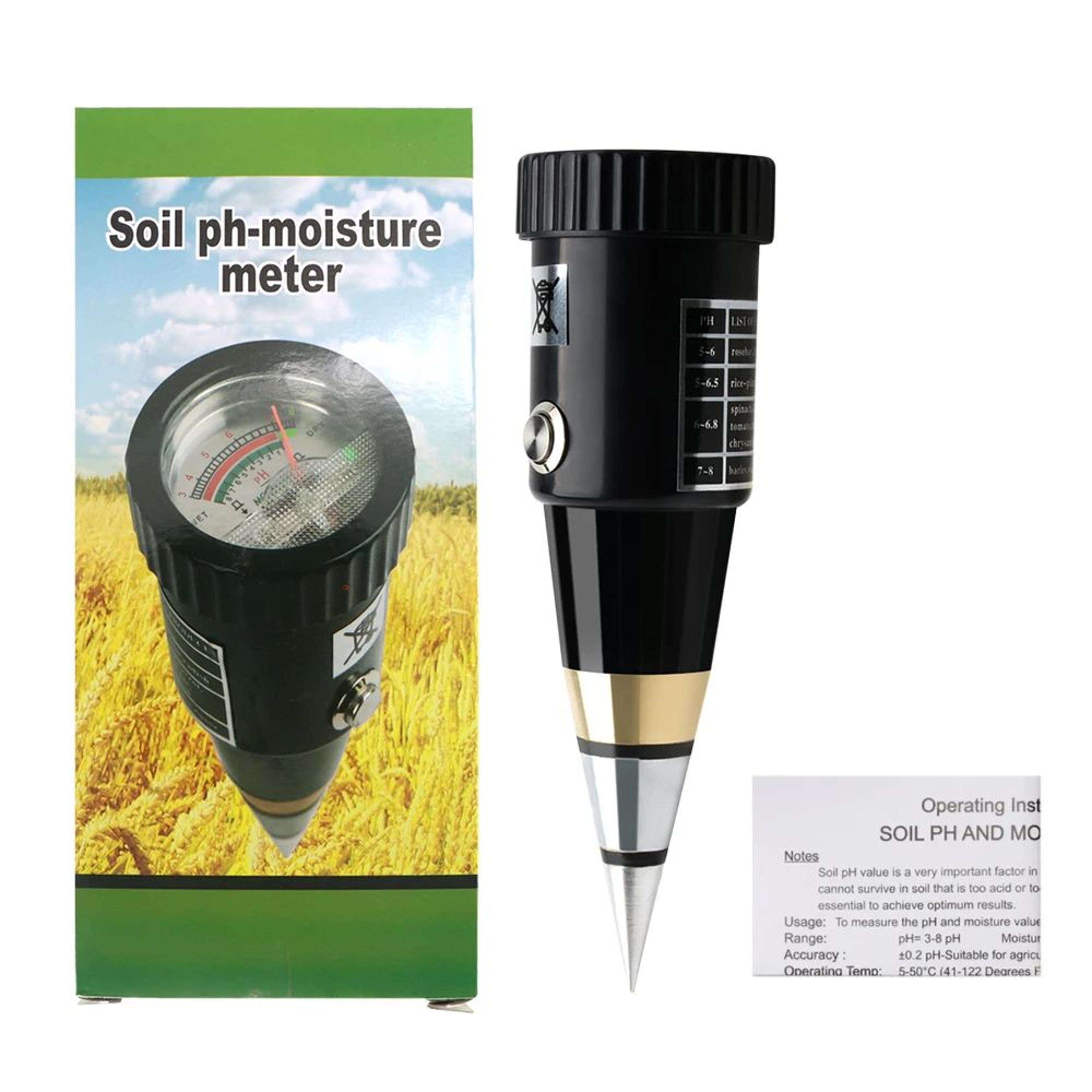 2in1 Soil PH  Moisture Meter  No Battery Acidity Humidity Tester With Metal Sensor Probe For Garden 4