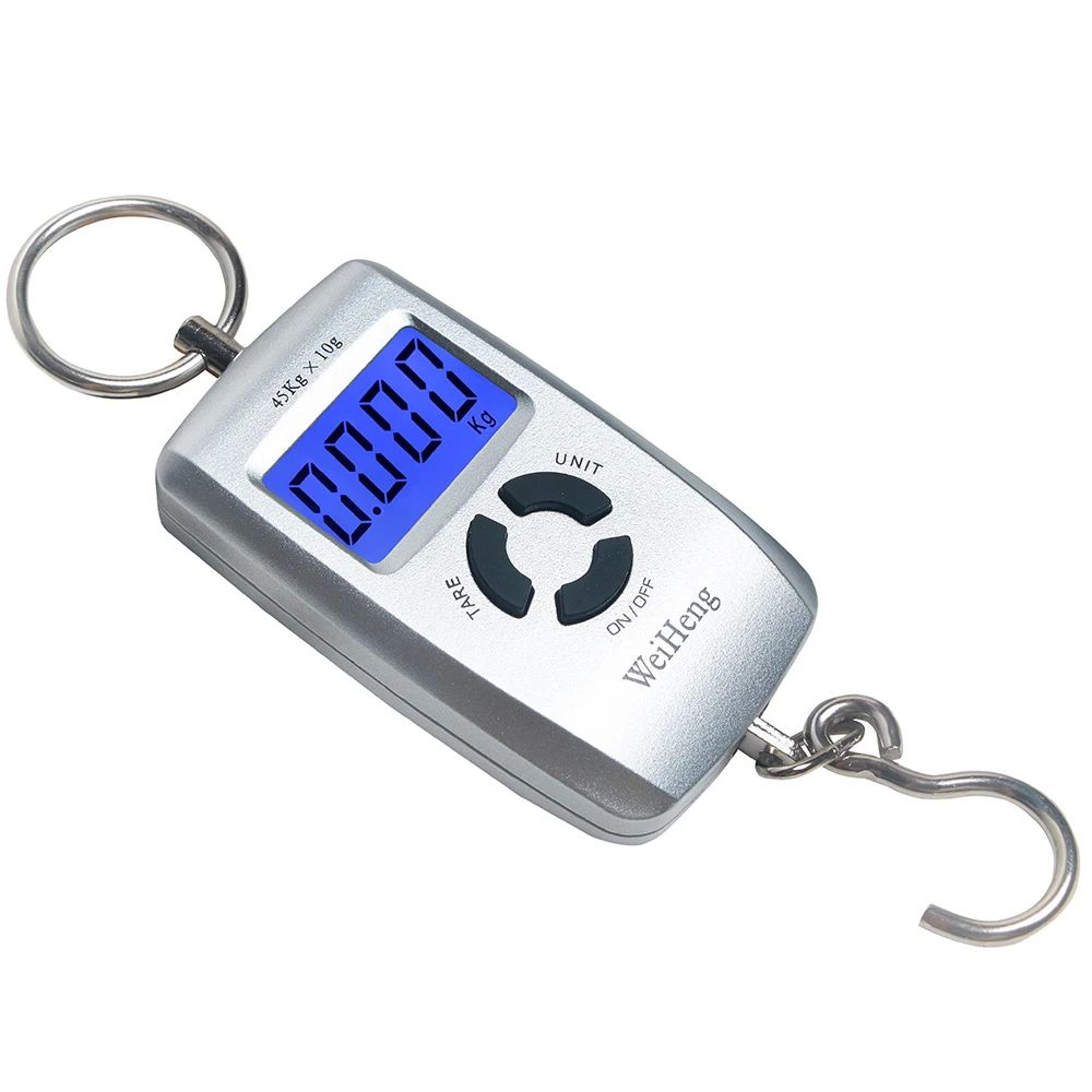 Mini Digital Hanging Scale  99 Lb Portable LCD Luggage Fish Hook Weight Scale With Tare For Travel  6