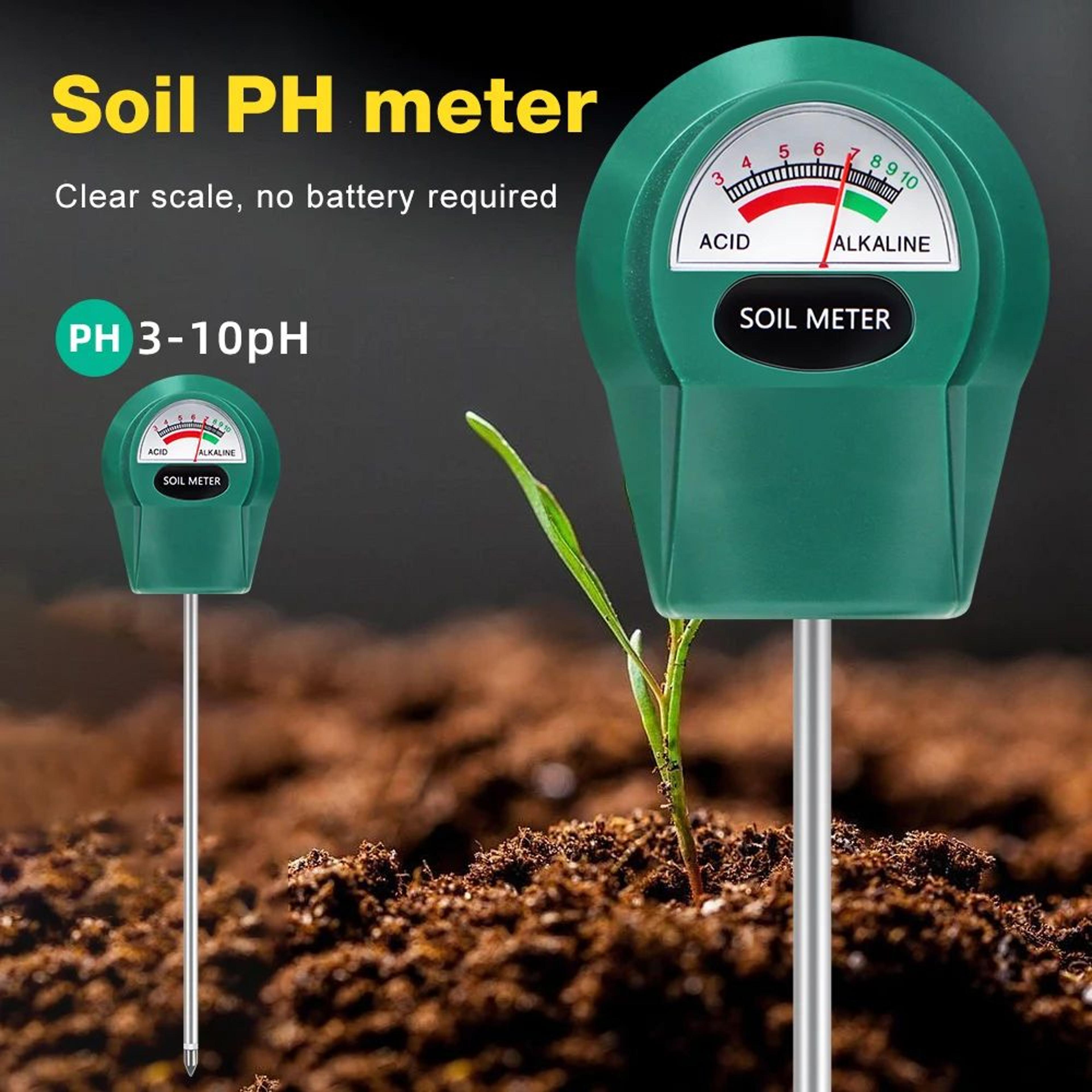 BatteryFree Soil Tester  Moisture PH Fertility Meter With Large EasyRead Dial For Garden Farm  Hous 6