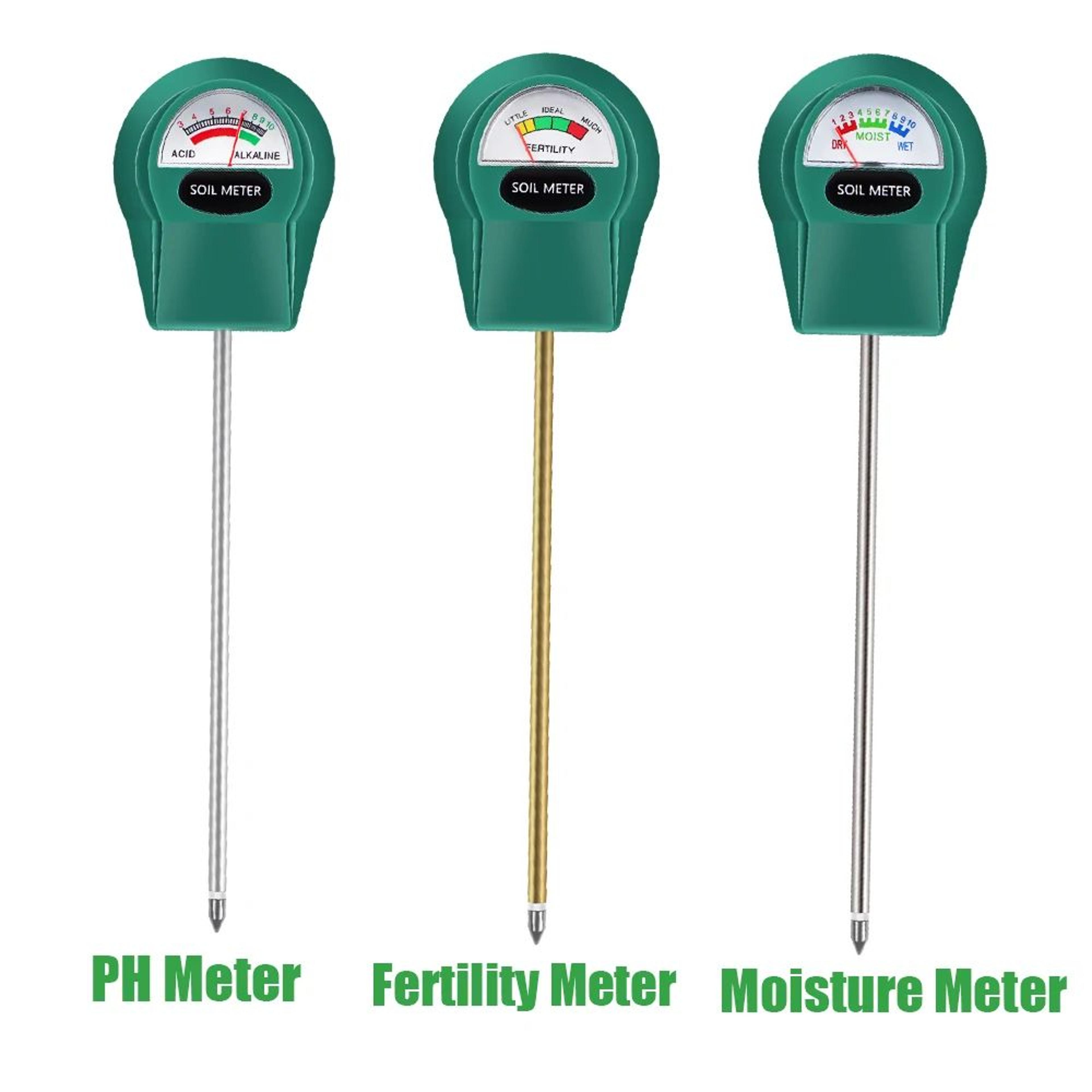 BatteryFree Soil Tester  Moisture PH Fertility Meter With Large EasyRead Dial For Garden Farm  Hous 9