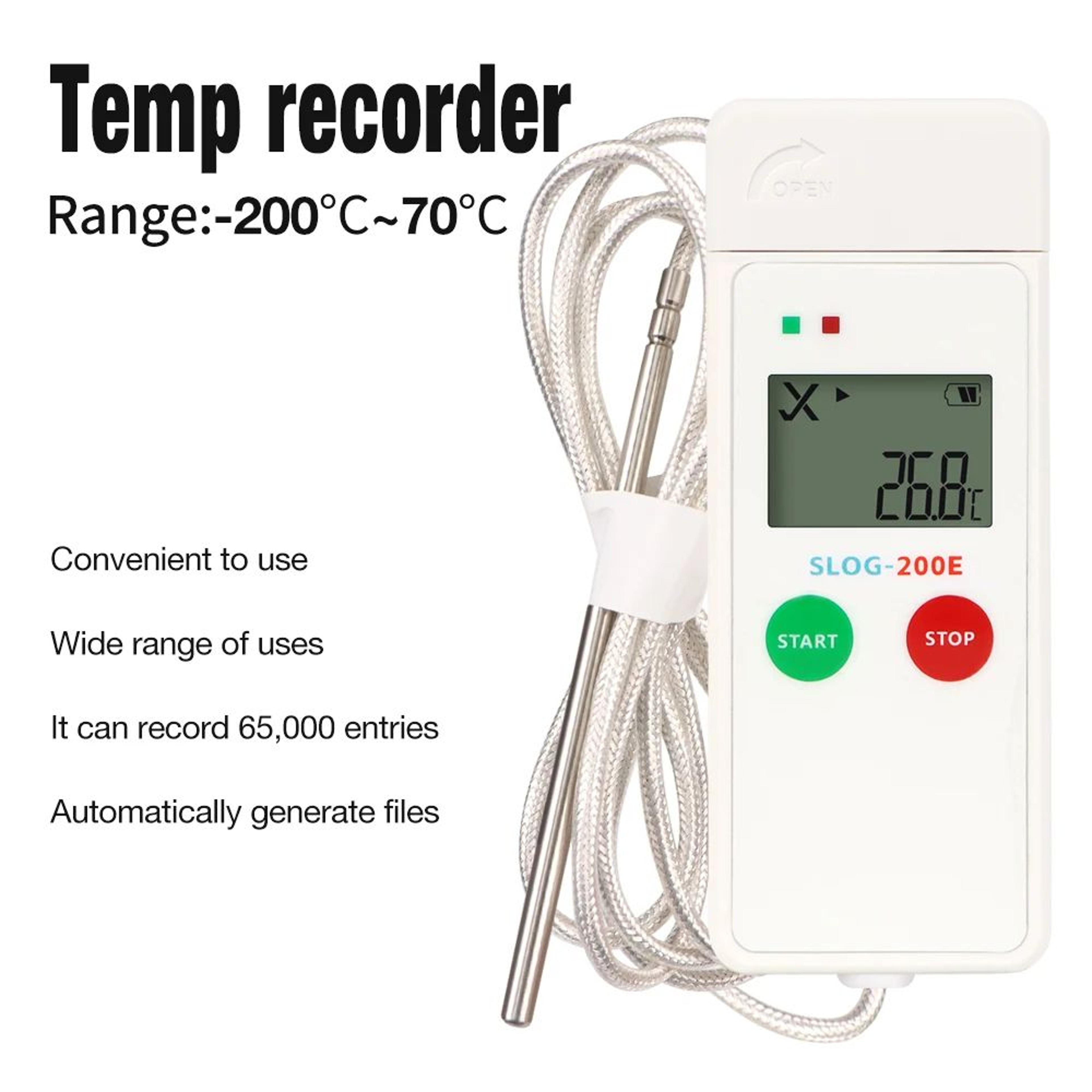 USB Temperature Data Logger  65000Point High Precision NTC Sensor Recorder For Cold Chain Warehouse 9