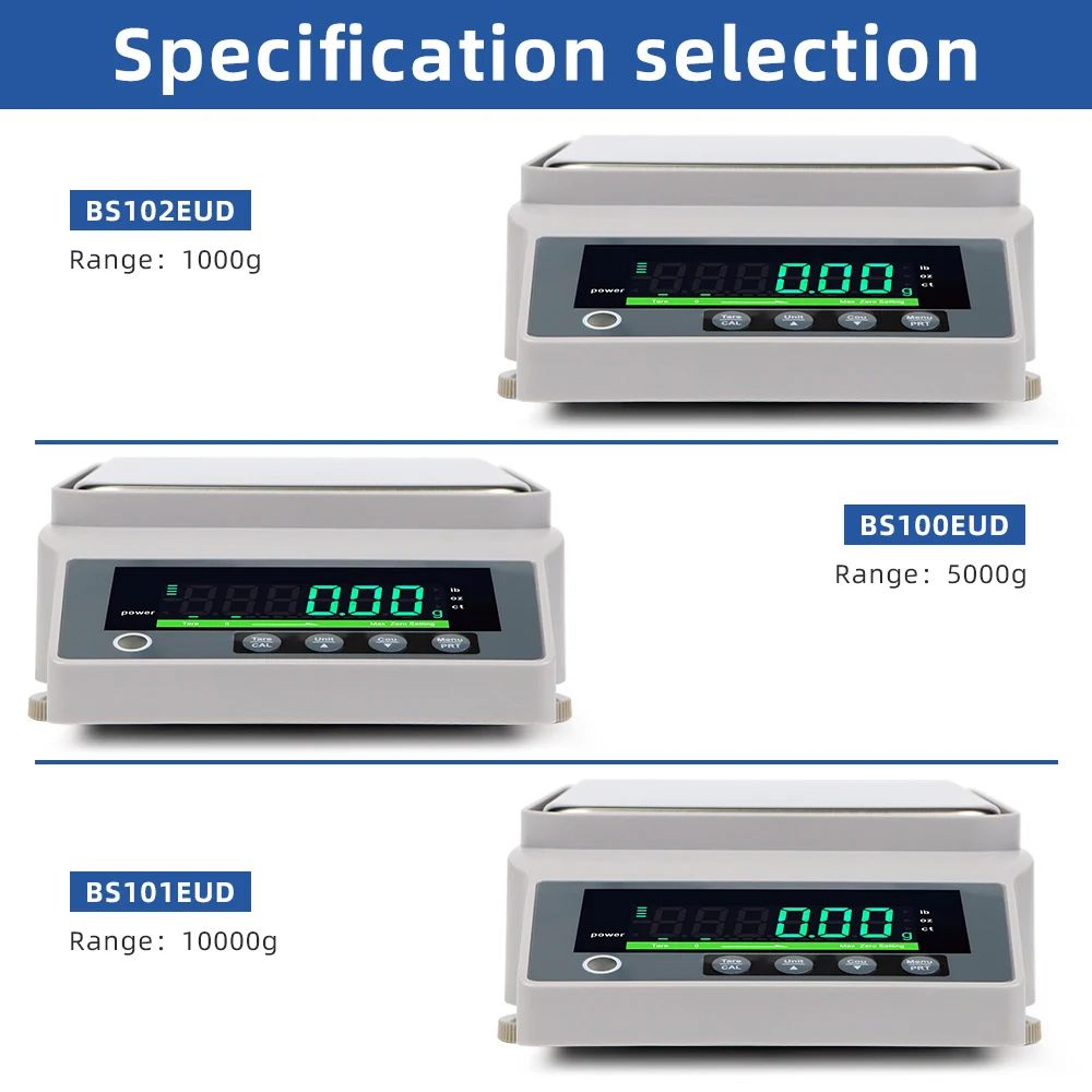 High Precision Digital Balance Scale  LCD Kitchen Analytical Weighing Scale 2222 Lb Capacity With S 5
