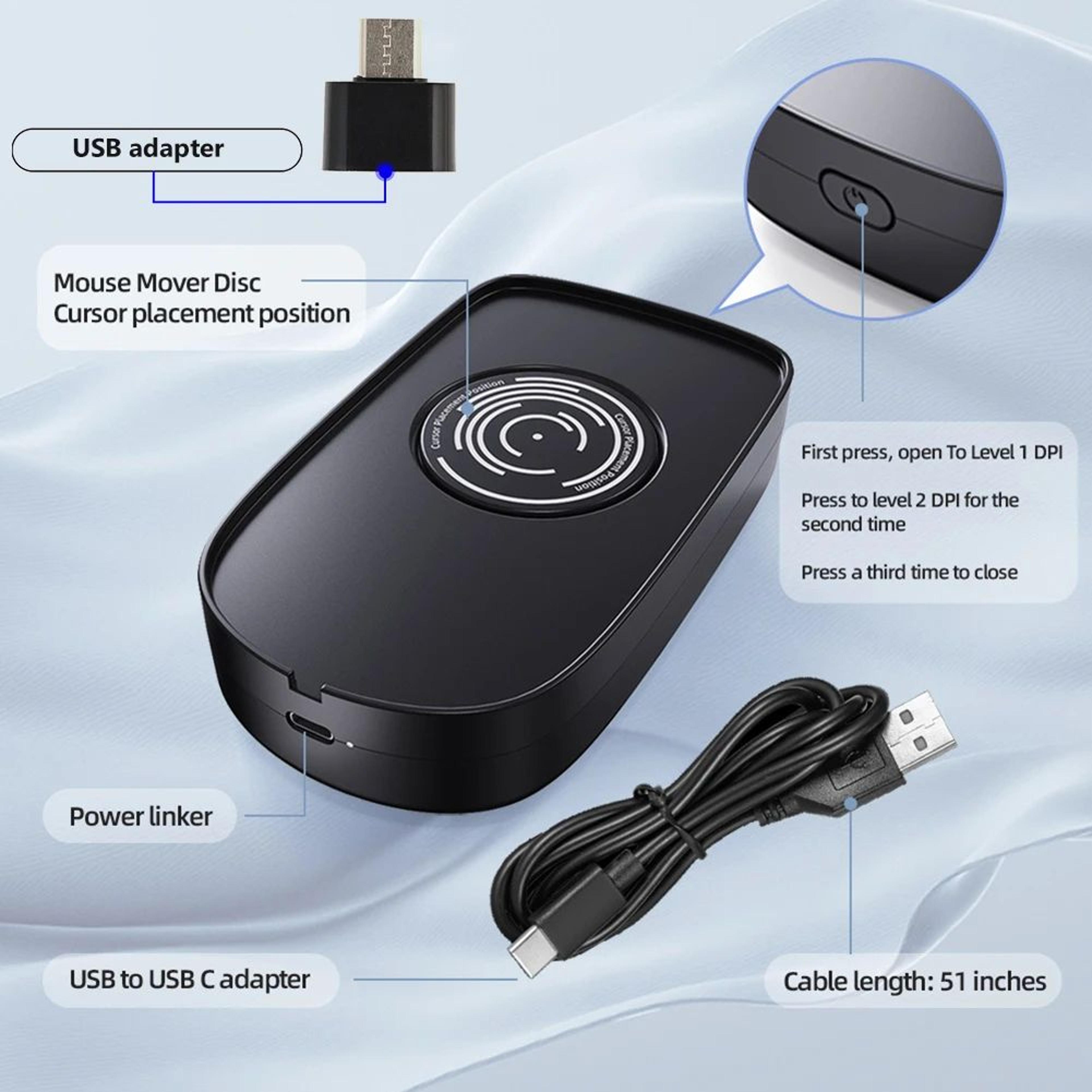Automatic USB Mouse Jiggler  DriverFree Mouse Mover With ONOFF Switch For Computer Awake Mode  Opti 3