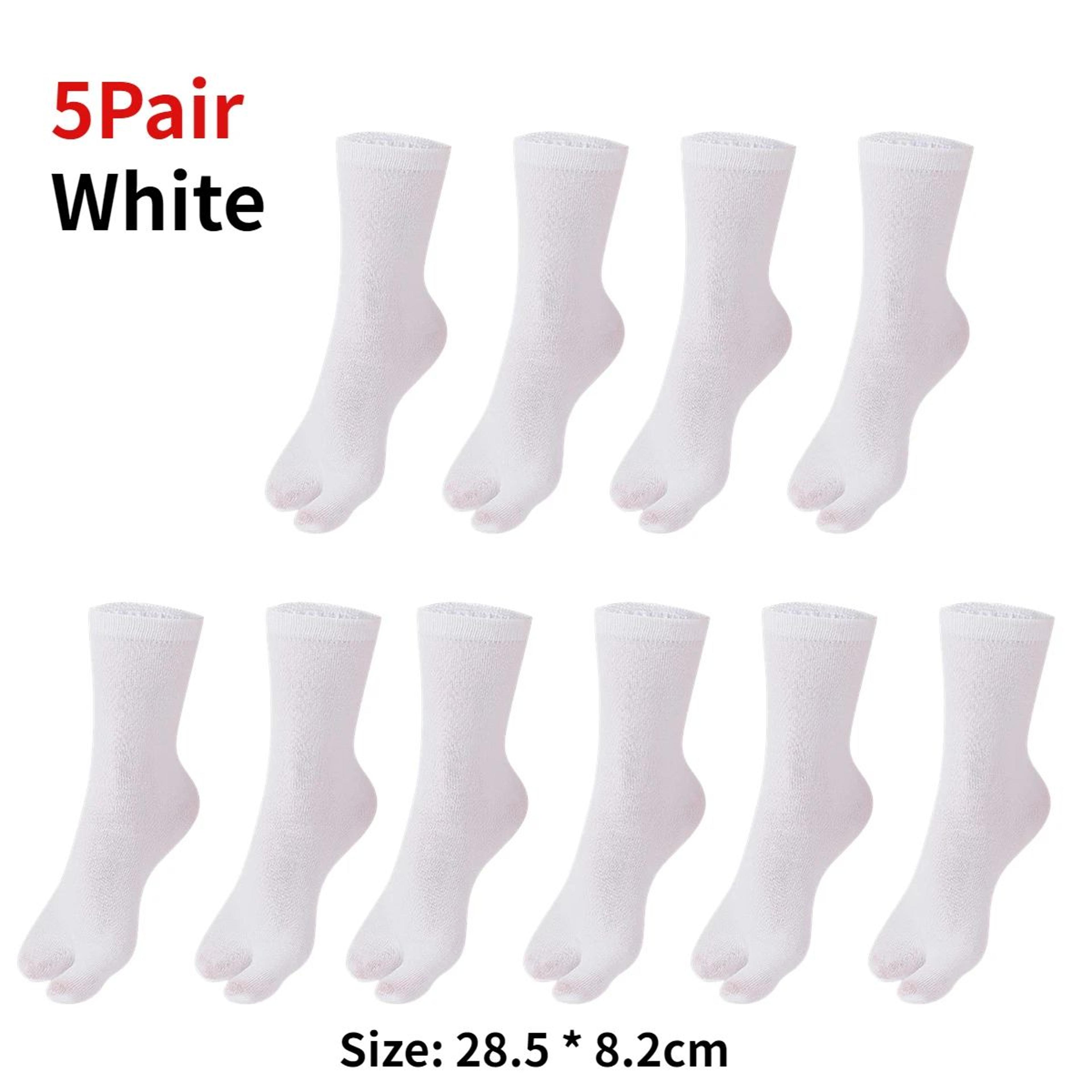 Japanese Split Toe Socks  Unisex Tabi TwoToe Socks For Flip Flops Sandals Kimono  Daily Wear 15 Pai 19