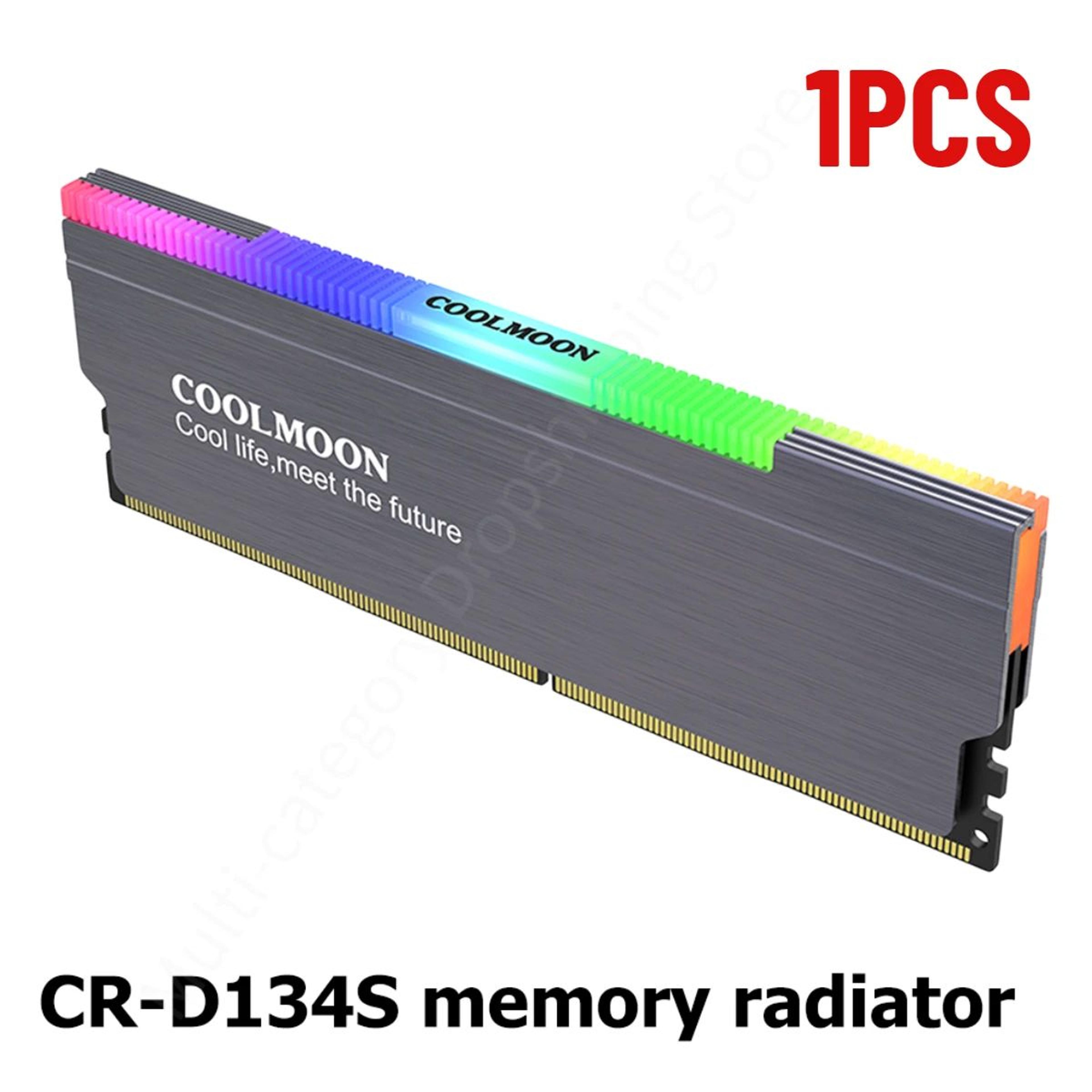 ARGB RAM Heatsink  5V 3Pin Addressable RGB Memory Cooling Radiator Aluminum Heat Sink For DDR3 DDR4 6