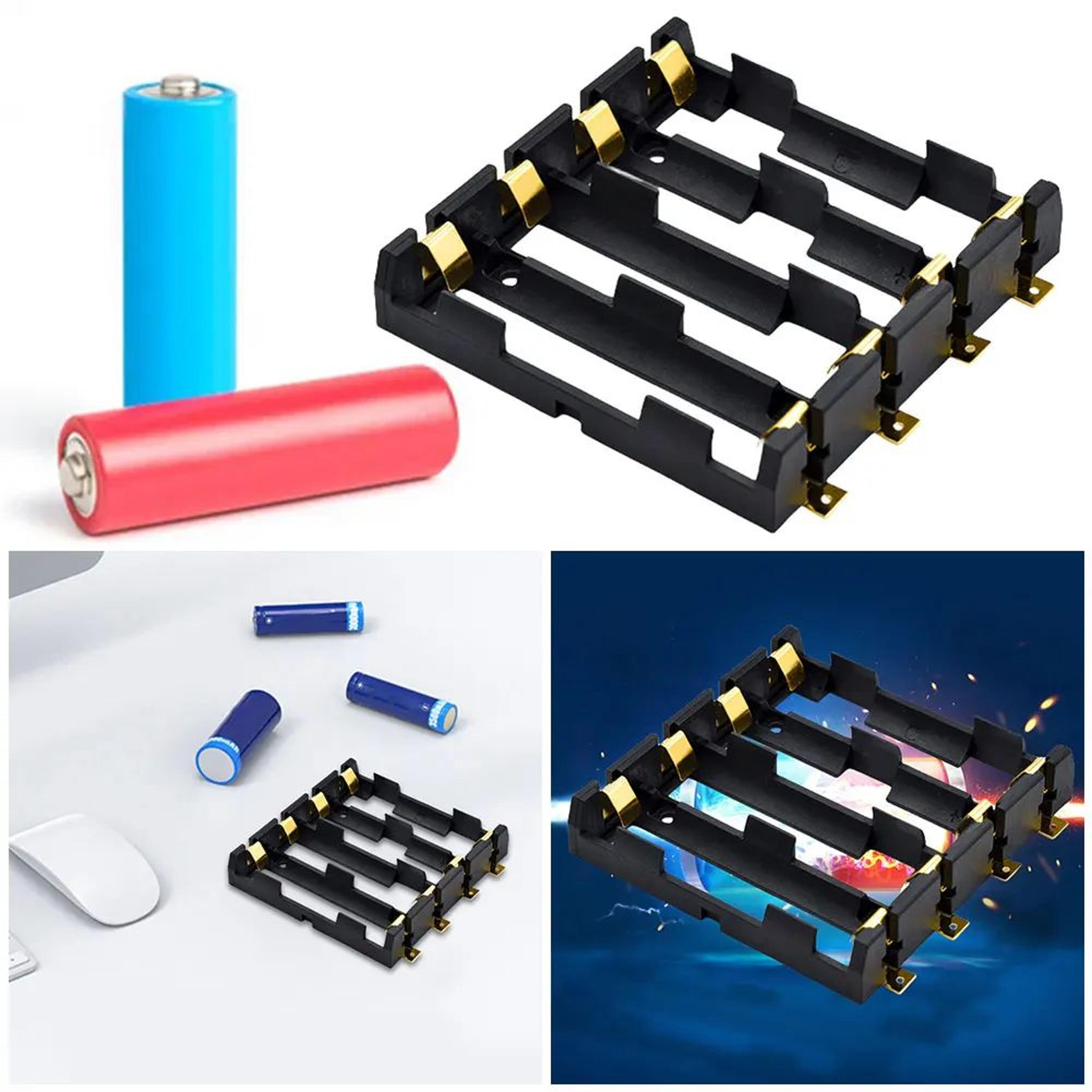 18650 SMT Battery Holder  37V SMD PCB Mount Battery Box With Bronze Pins For DIY Power Supply  Elec 2