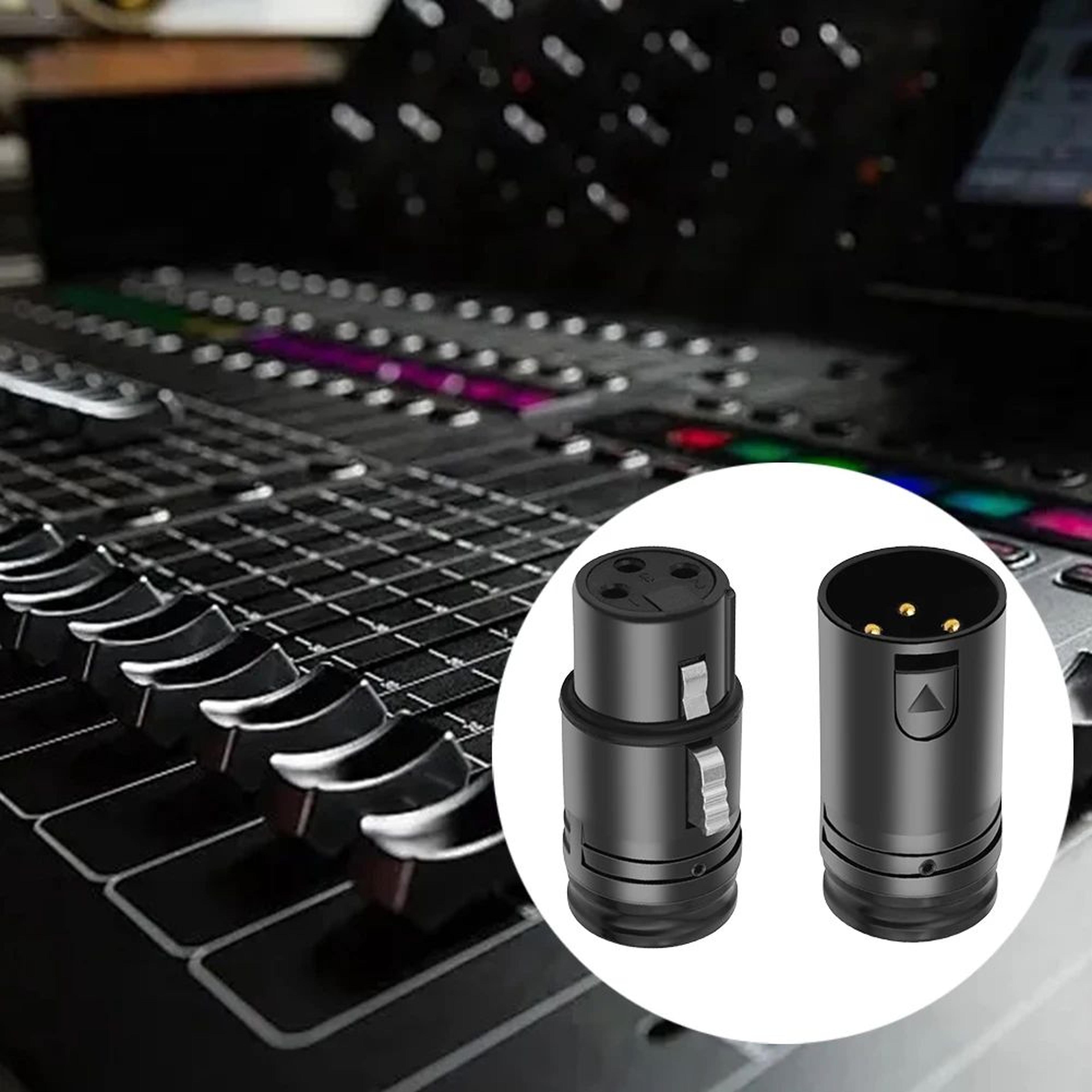 90 Right Angle XLR Microphone Solder Adapter  3Pin Male Or Female Compact Audio Connector For Mics  3