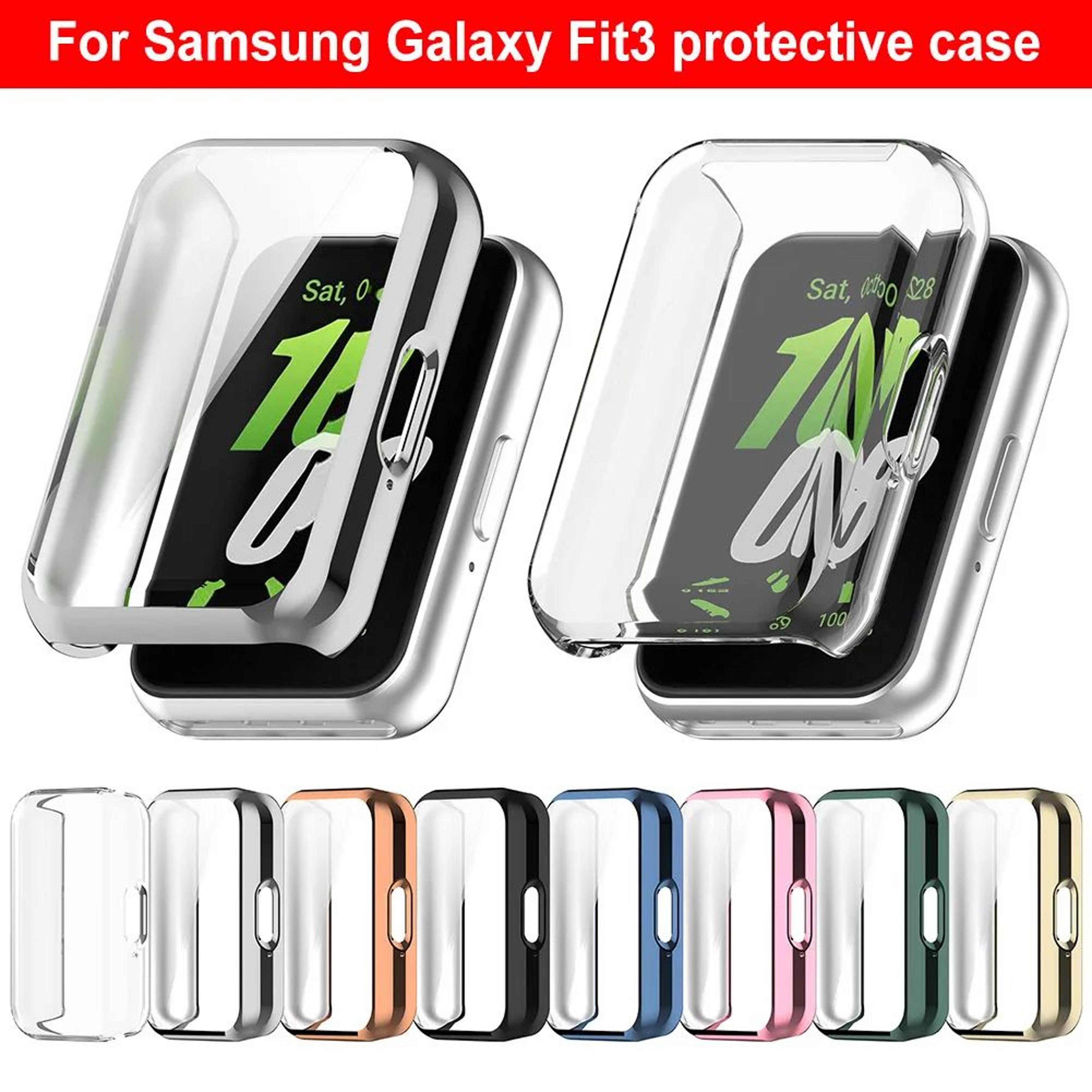 Samsung Galaxy Fit 3 Screen Protector Case  Soft TPU Full Cover AntiScratch Shockproof Bumper Guard 2