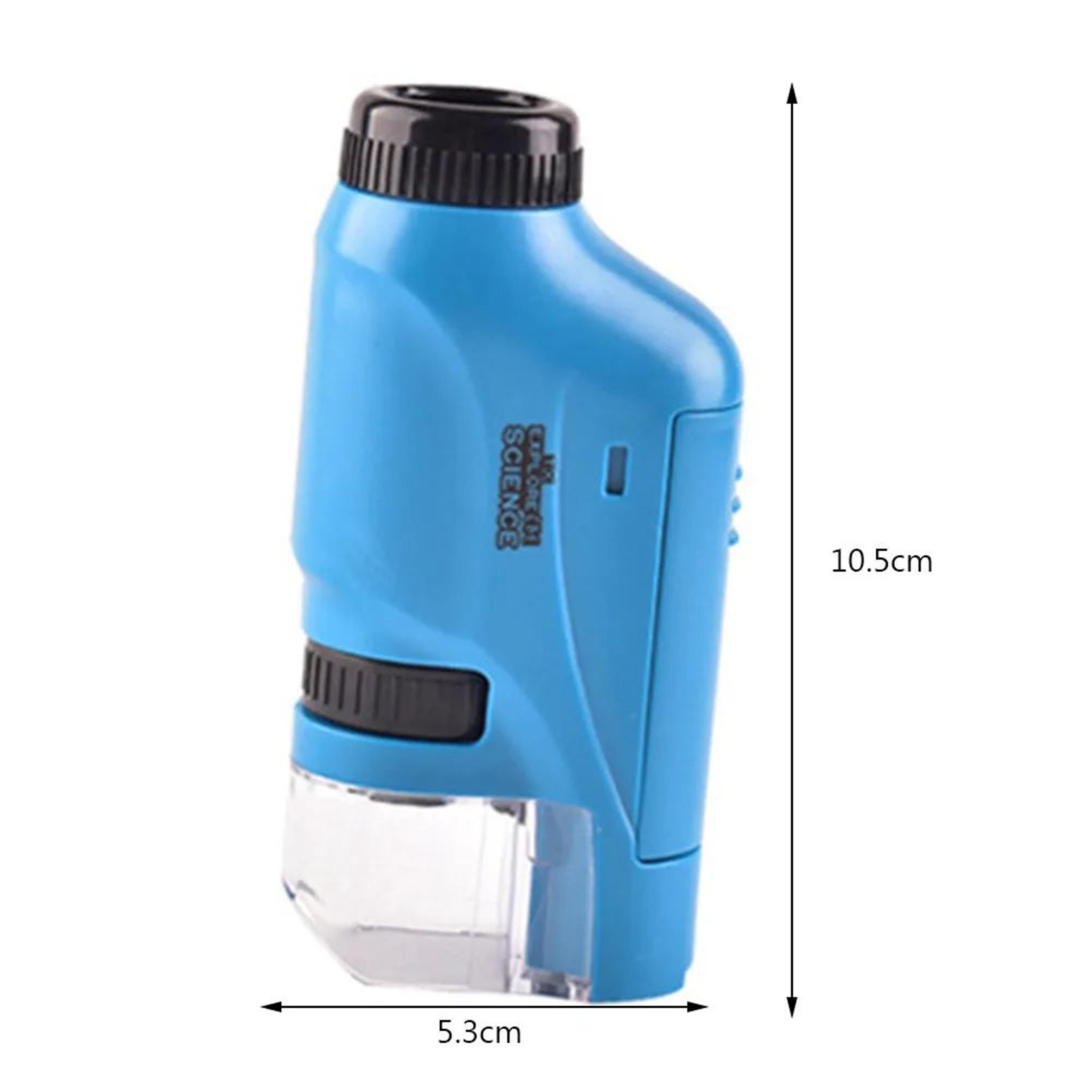 Kids Handheld Microscope Kit  60X120X Pocket Science Microscope With LED Light  Phone Viewing For S 6
