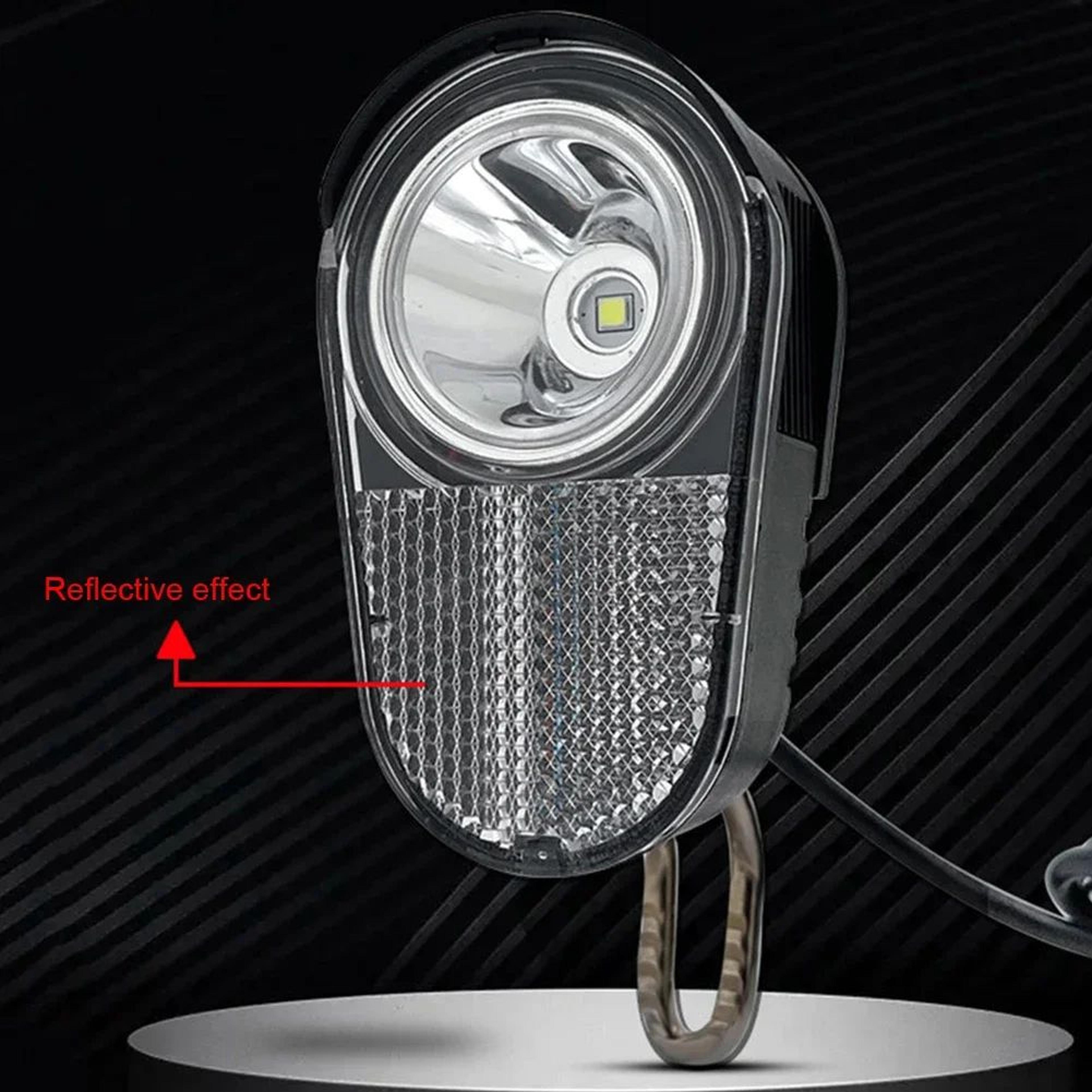 36V 48V Electric Bicycle Headlight  3W Front Light With Reflector For EBikes Folding Scooters  Nigh 0