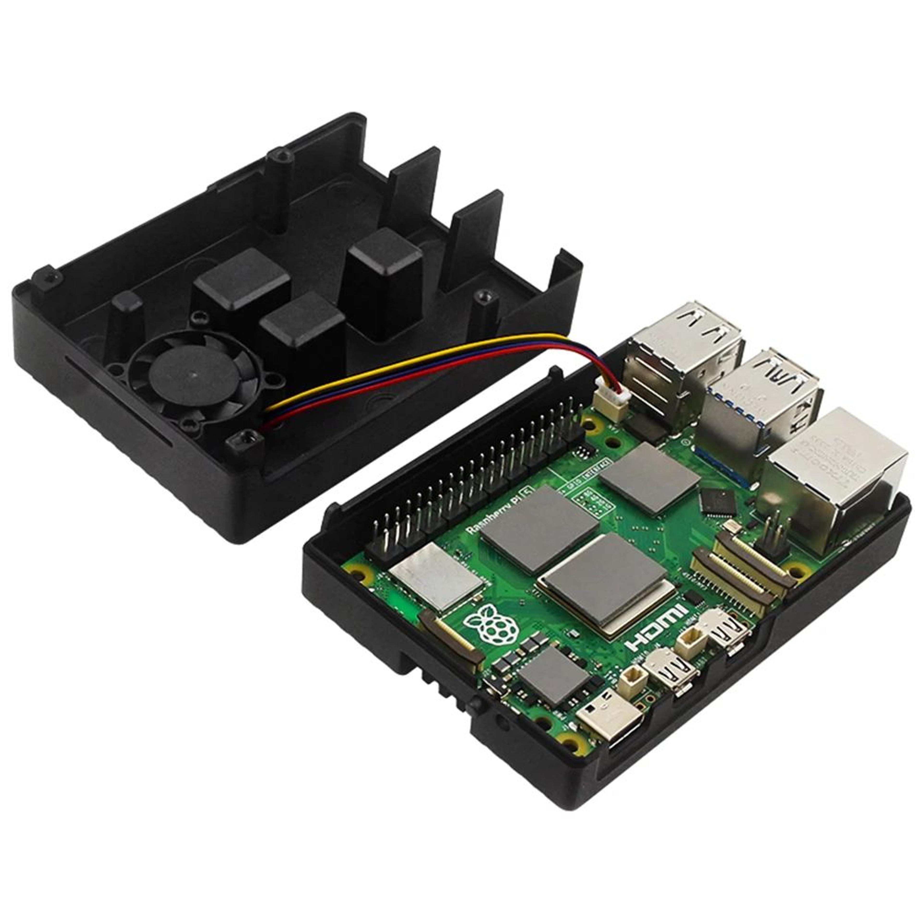 Raspberry Pi 5 Aluminum Alloy Case  Metal Protective Enclosure With Active Cooler Heatsink Fan For  2