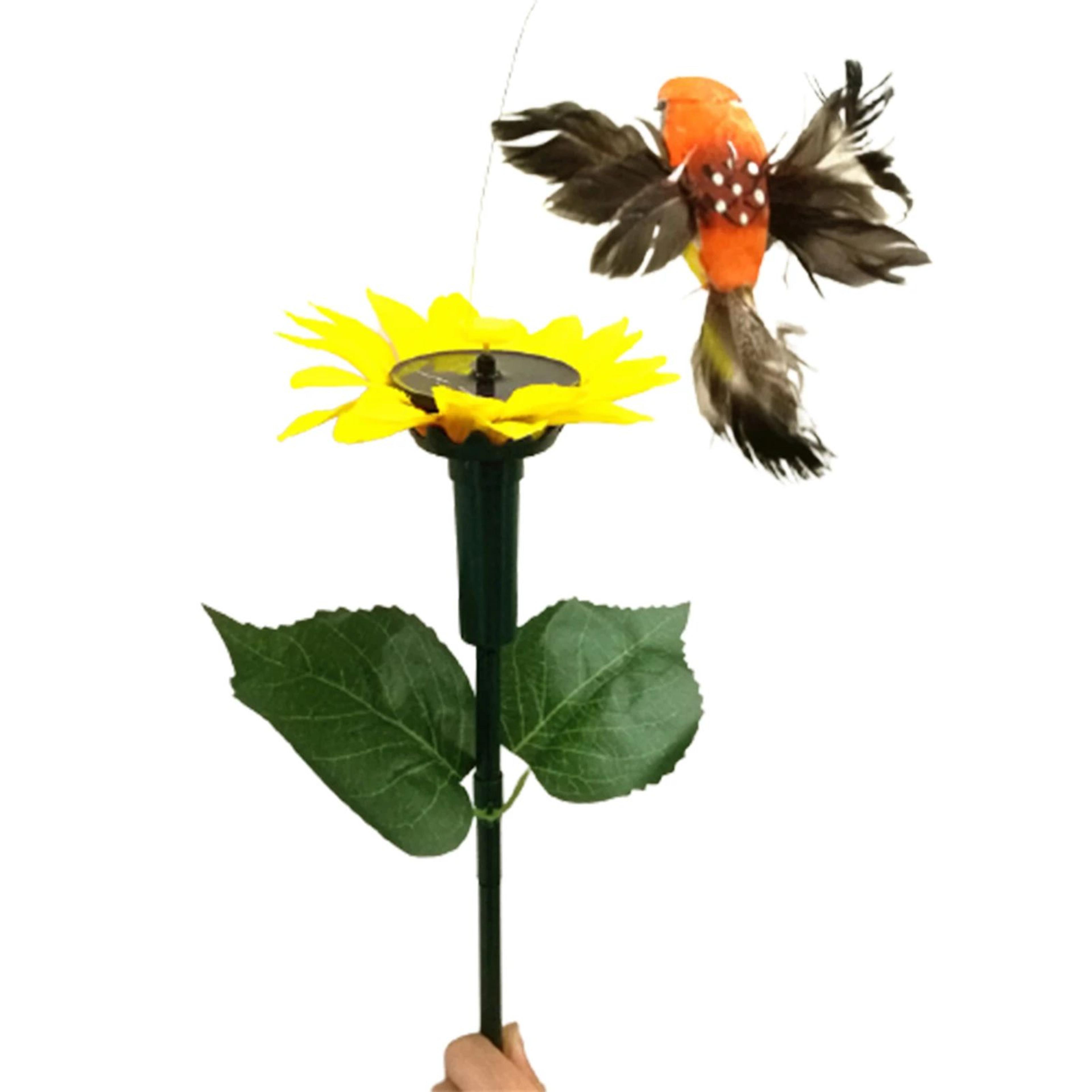Solar Dancing Butterfly  Hummingbird Garden Stake  Fluttering Flower Decor For Potted Plants Patio  6