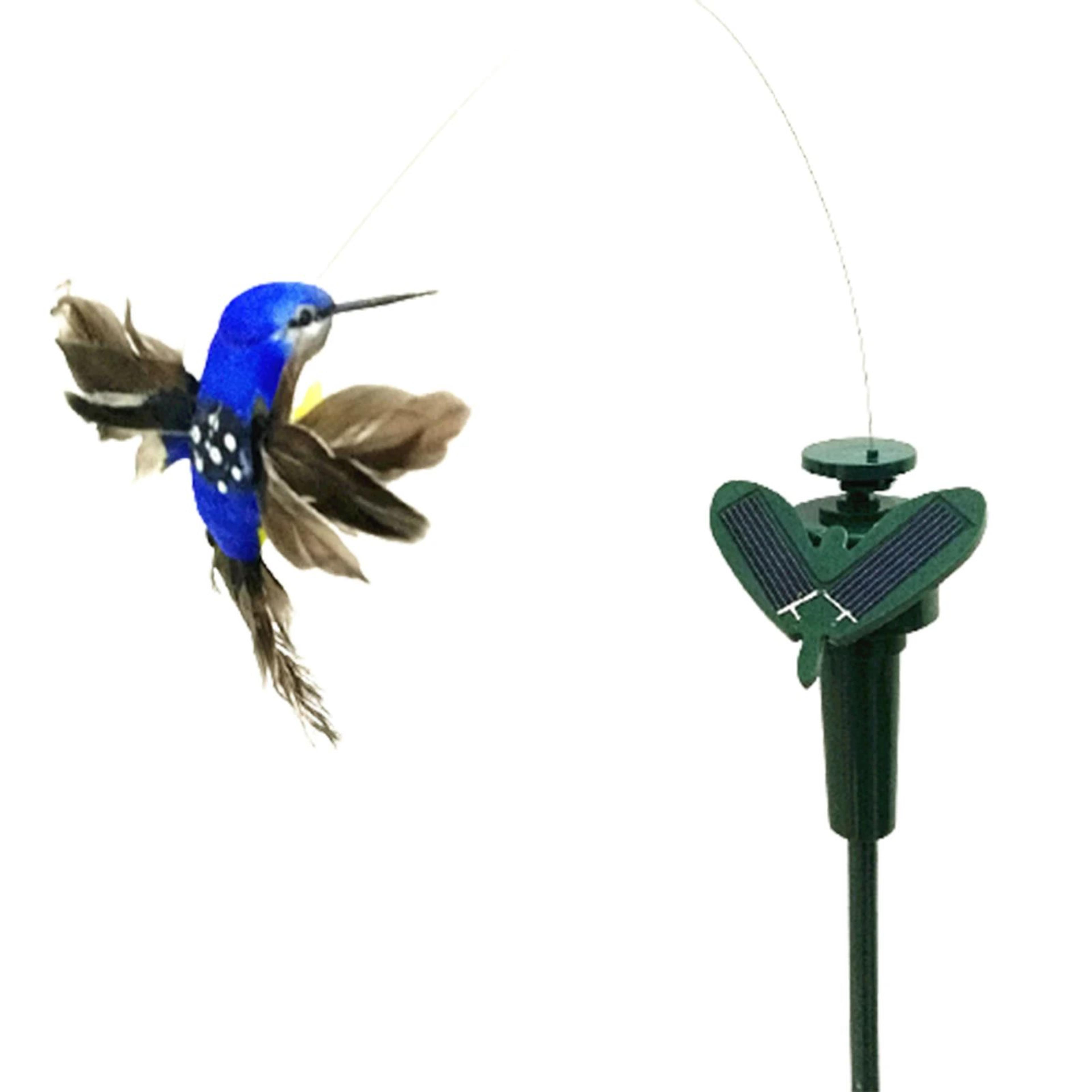 Solar Dancing Butterfly  Hummingbird Garden Stake  Fluttering Flower Decor For Potted Plants Patio  9
