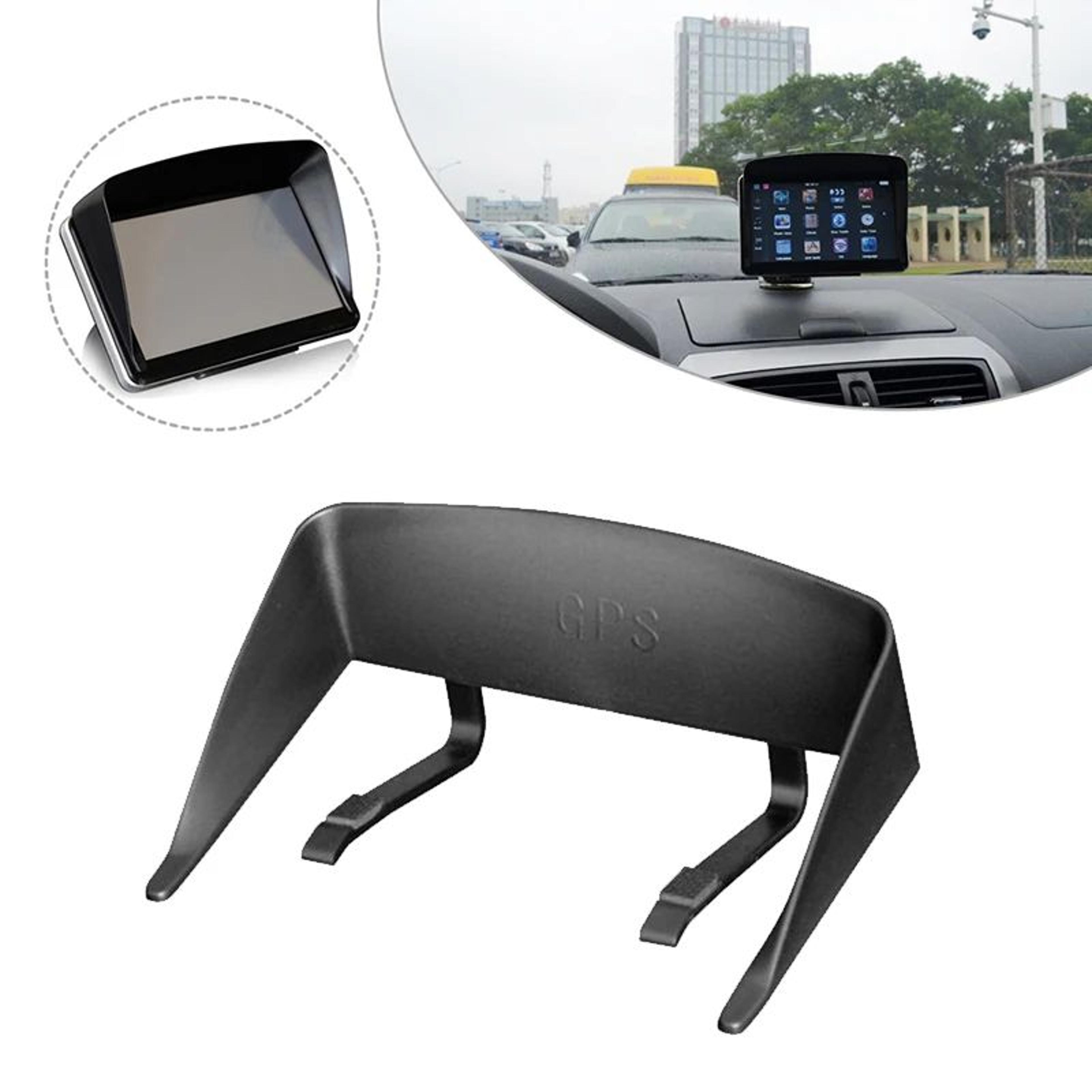 Universal GPS Screen Visor Hood  Navigation Display Sun Shade Glare Shield Lens Protector For Cars 0