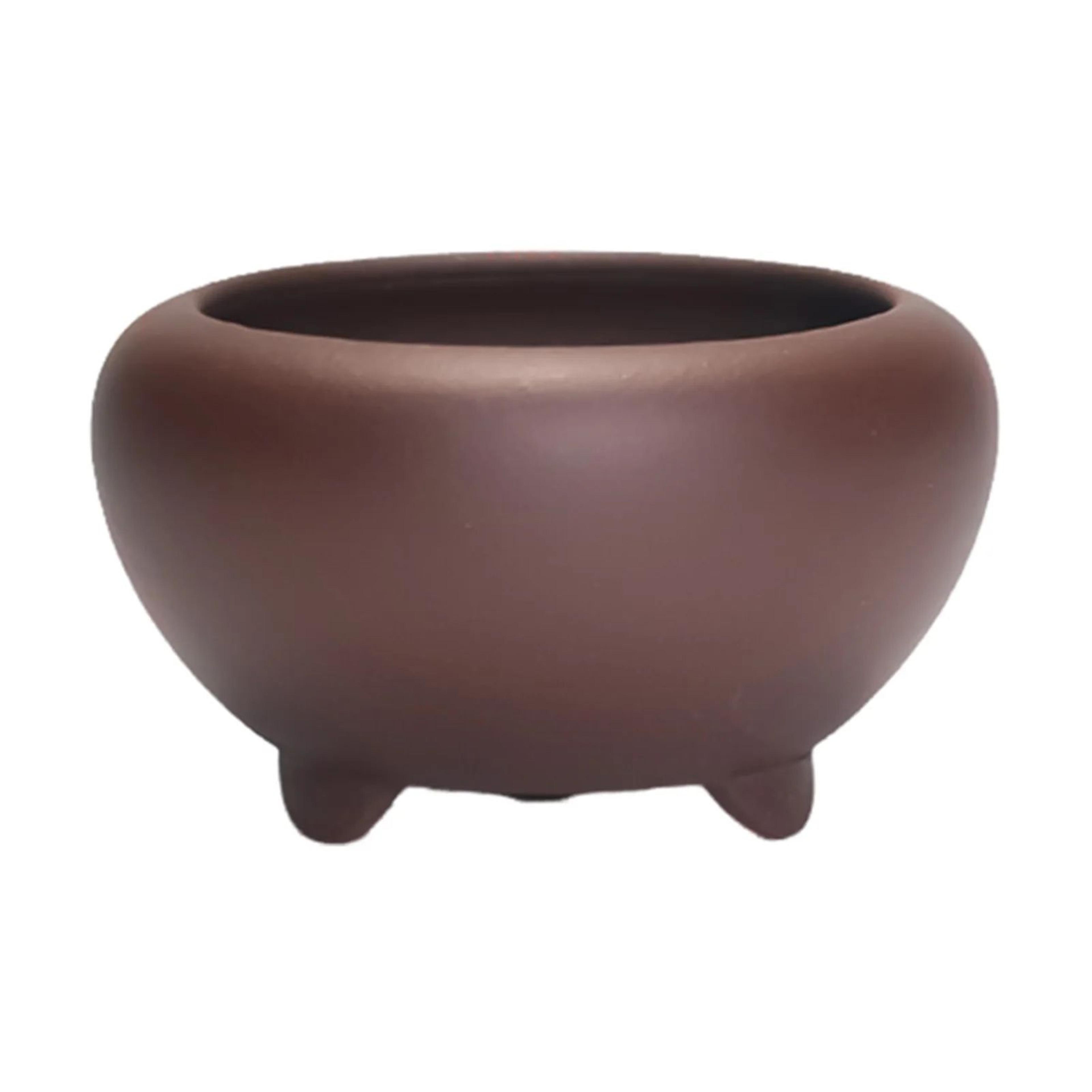 Sandstone Succulent Planter  339 X 197 In Round Mini Flower Pot With Drainage Hole For Bonsai Indoo 7
