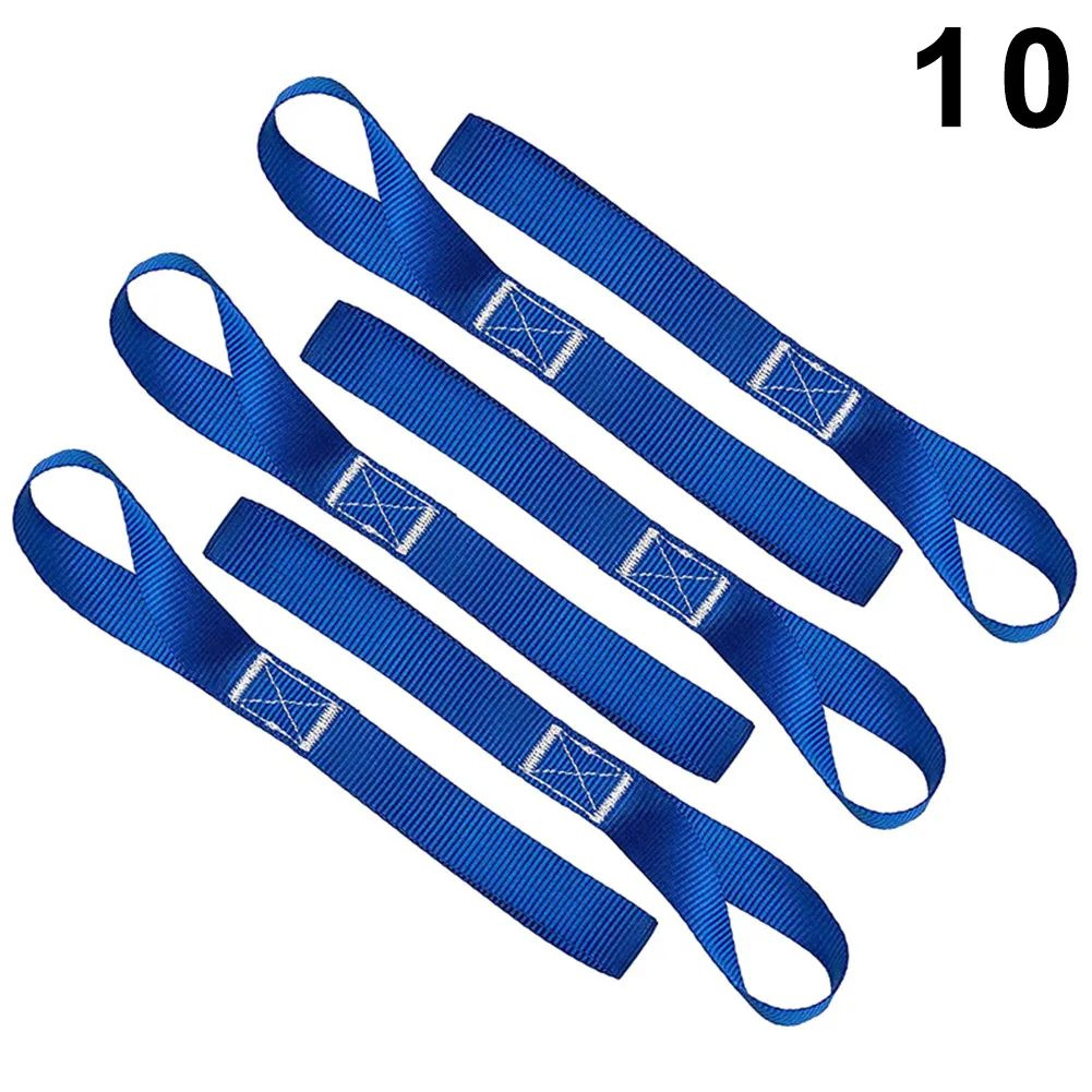 Motorcycle Tie Down Soft Straps  Nylon Handlebar Loops For Luggage Cargo Hauling Towing  Transport 3