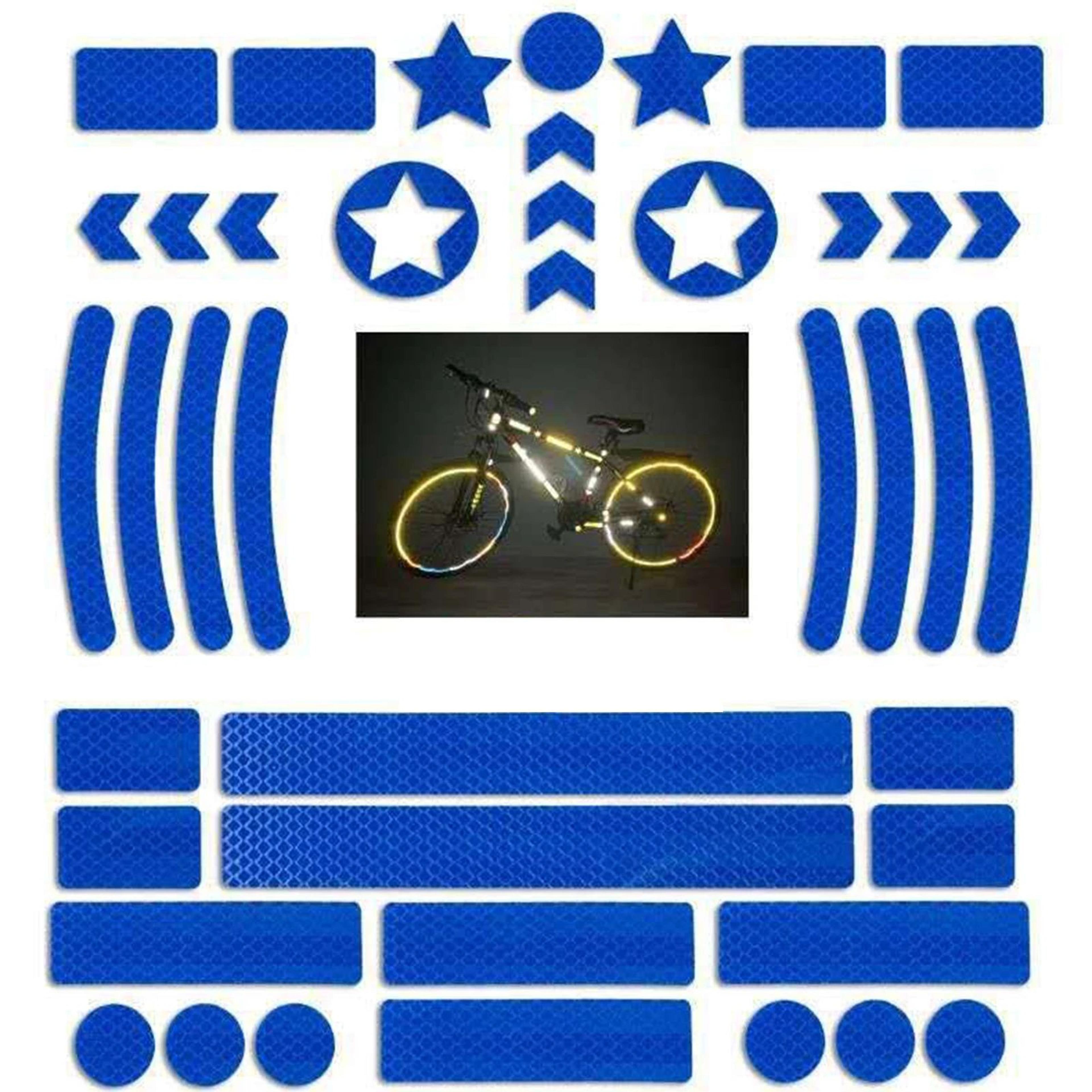 Fluorescent Reflective Warning Tape  Adhesive AntiCollision Safety Stickers For Car Bike Stairs Wal 6