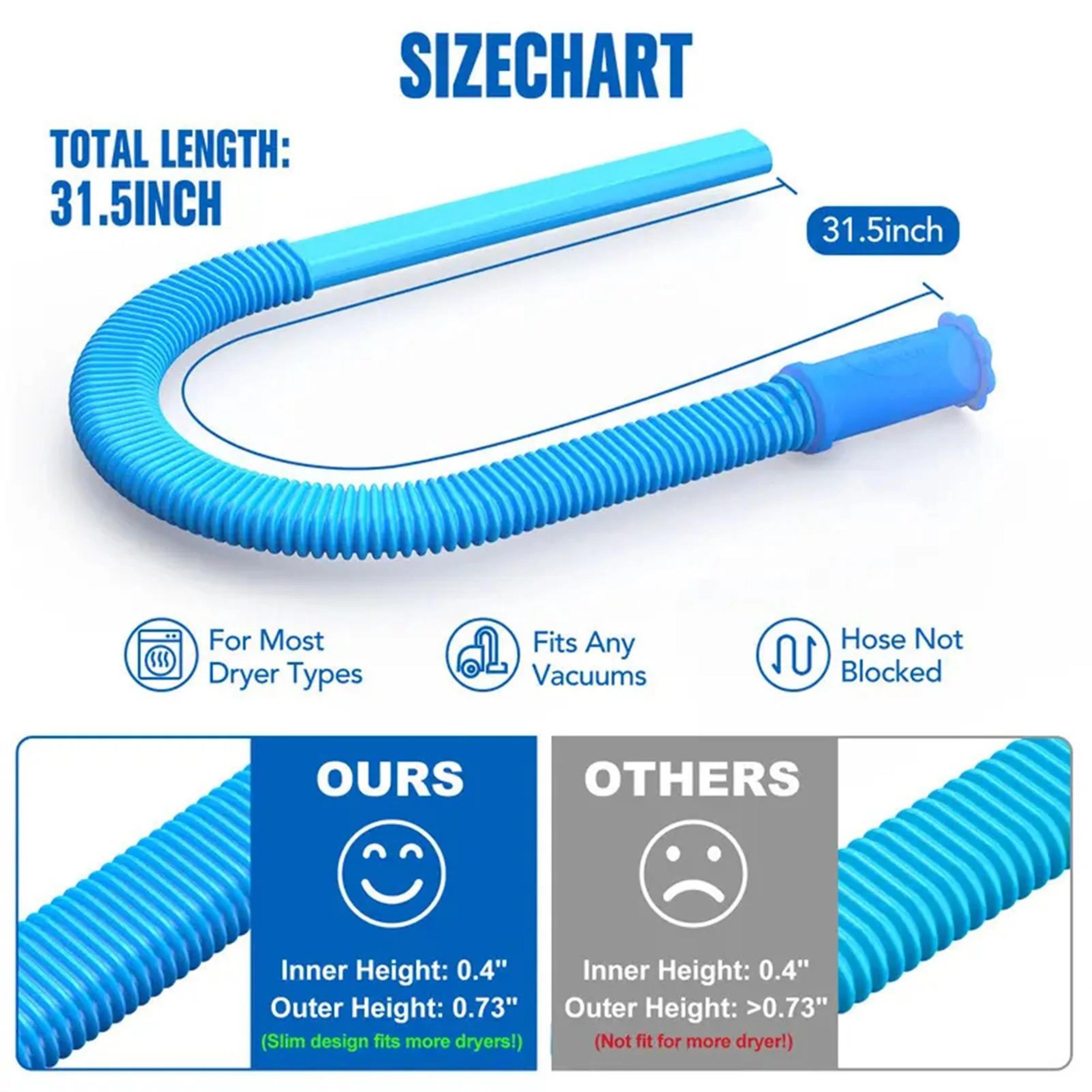 Dryer Vent Lint Remover Tool  Flexible Vacuum Hose Attachment For Deep Cleaning Dryer Vents Hoses   2
