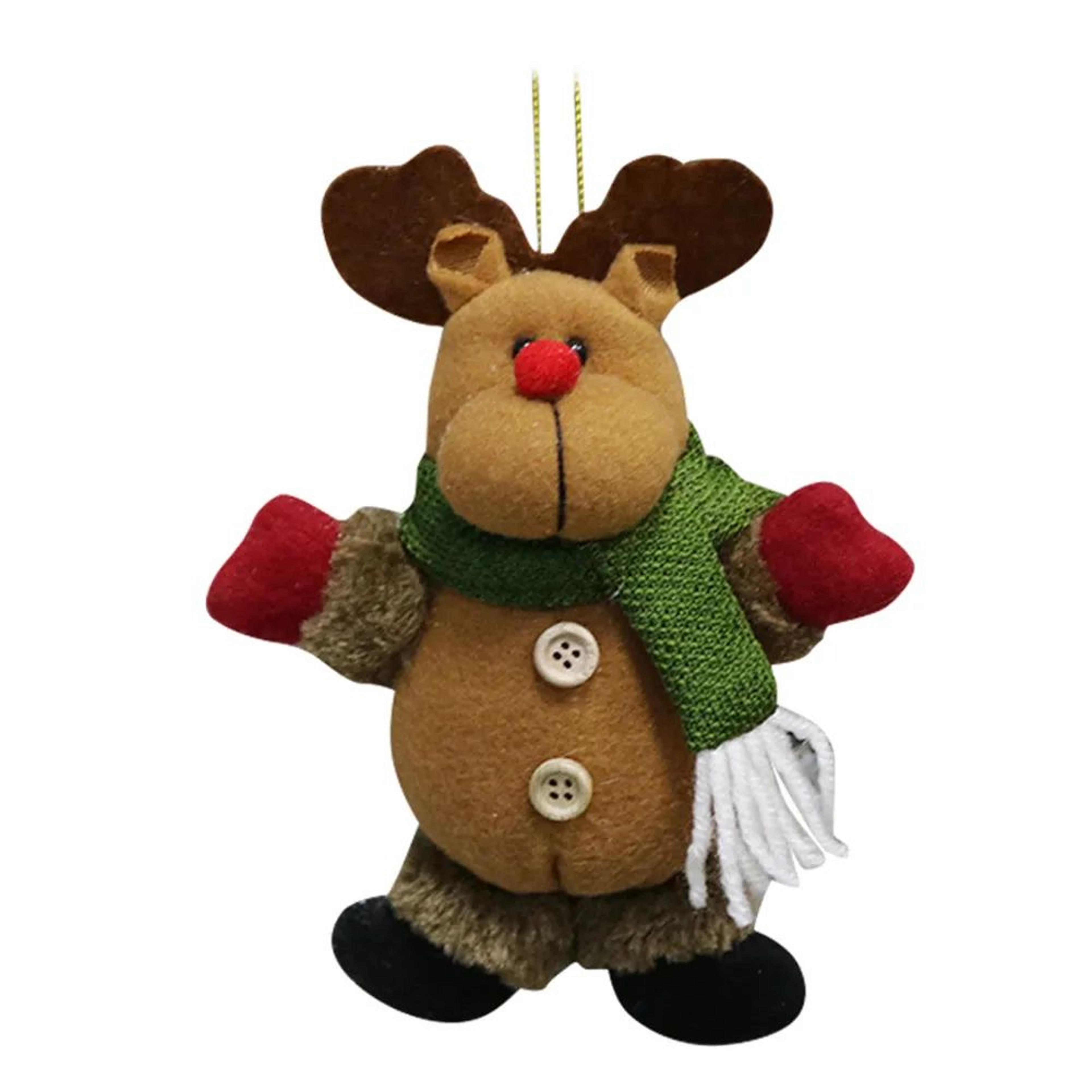 Christmas Hanging Plush Ornaments  Festive Fabric Pendant Dolls For Cozy Tree Decorations Holiday D 7