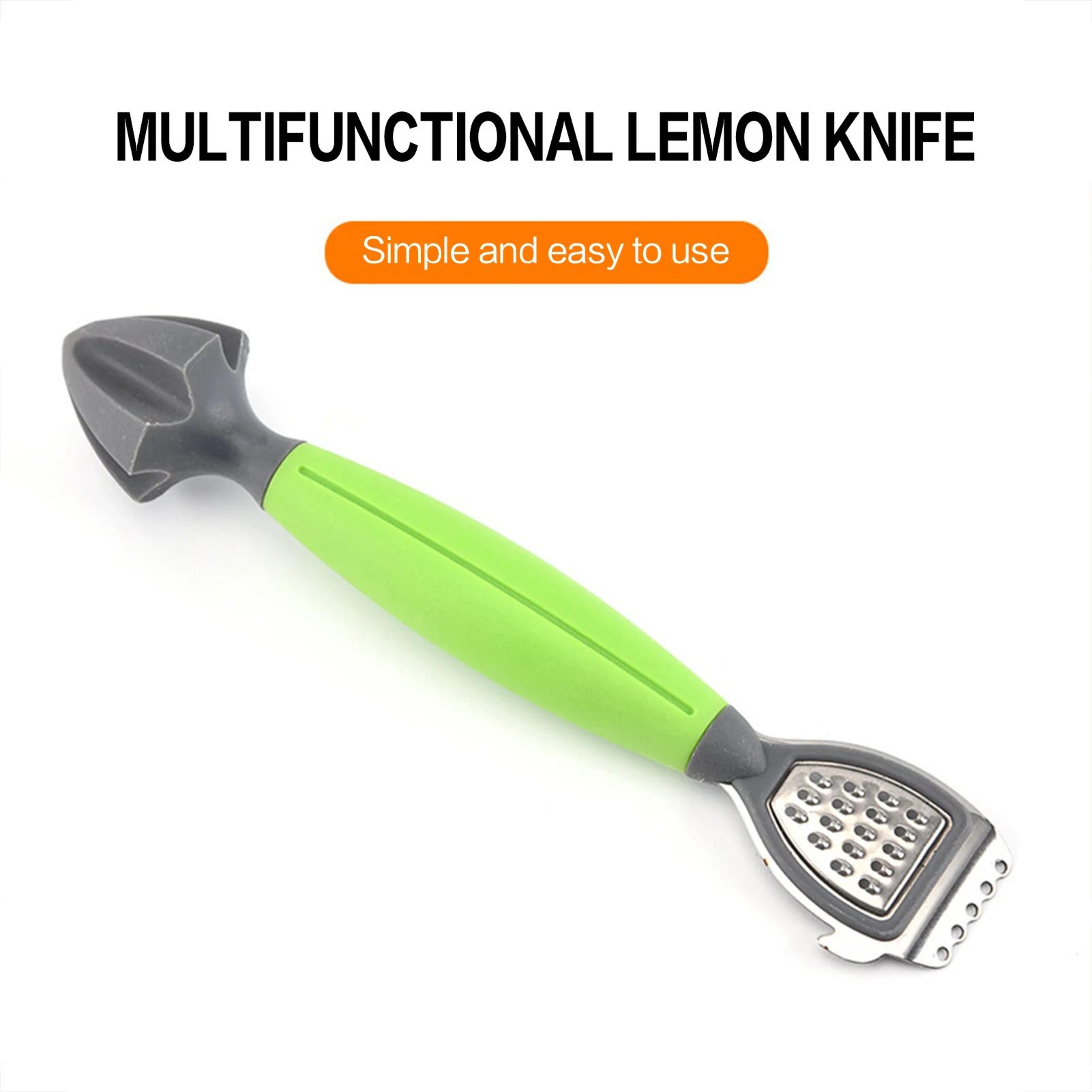 Lemon Zester And Grater Tool  Stainless Steel Citrus Peeler With Comfort Grip For Smooth Lime Orang 2