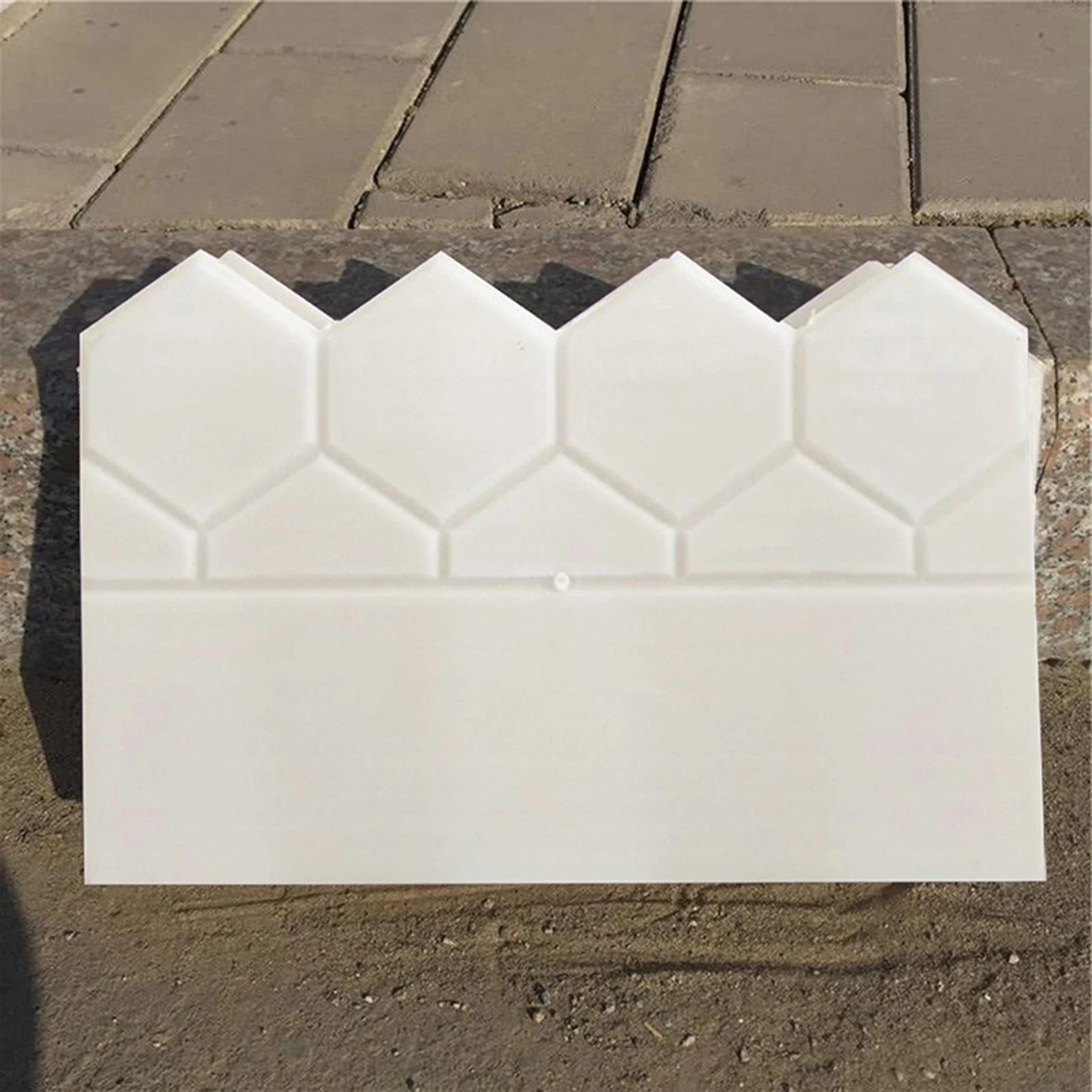 Garden Edging Concrete Mold  Reusable Plastic DIY Border Form For Neat Flower Beds Walkways Yard An 2