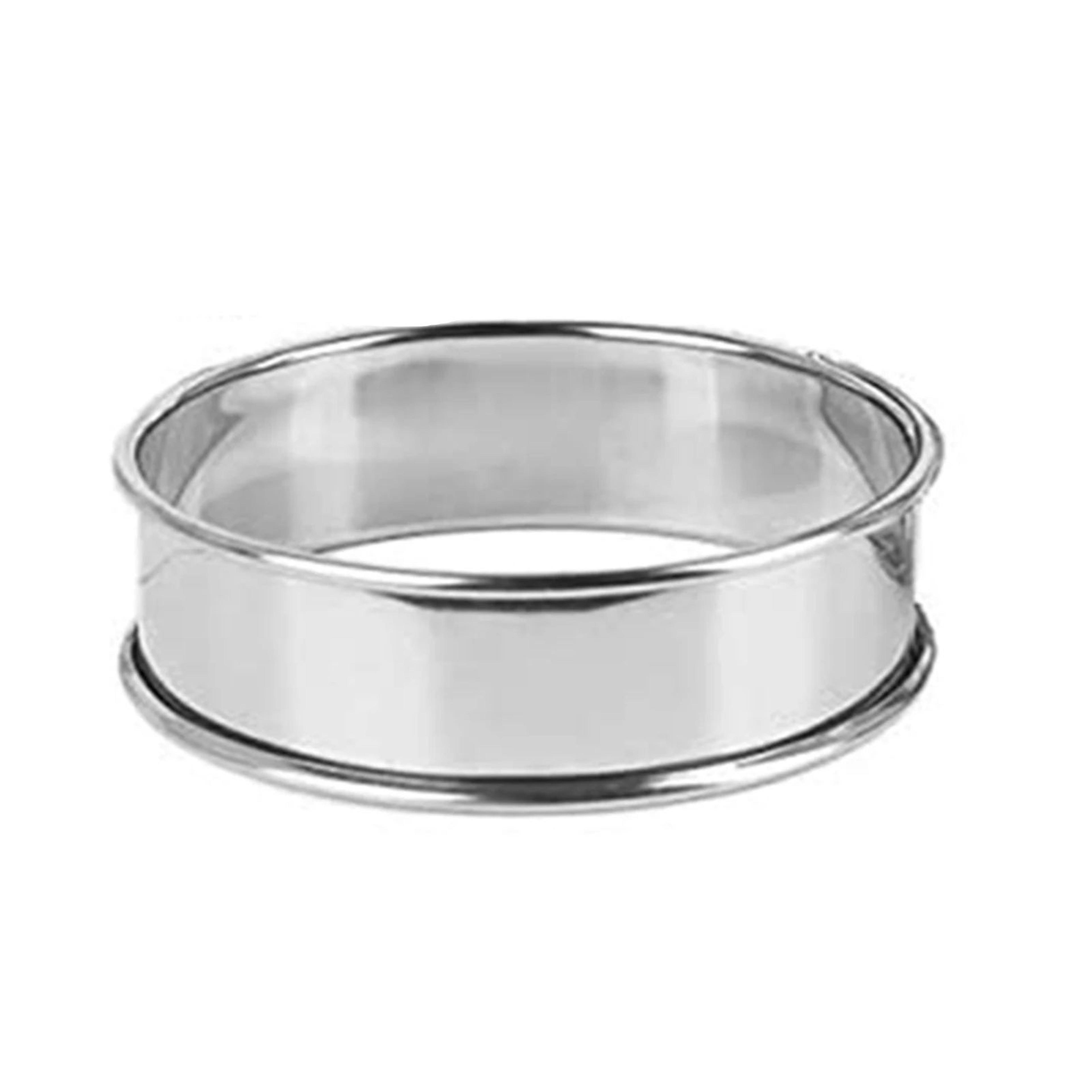 Stainless Steel Muffin Rings  4Piece Nonstick Crumpet Mold Set For Easy Release English Muffins And 3