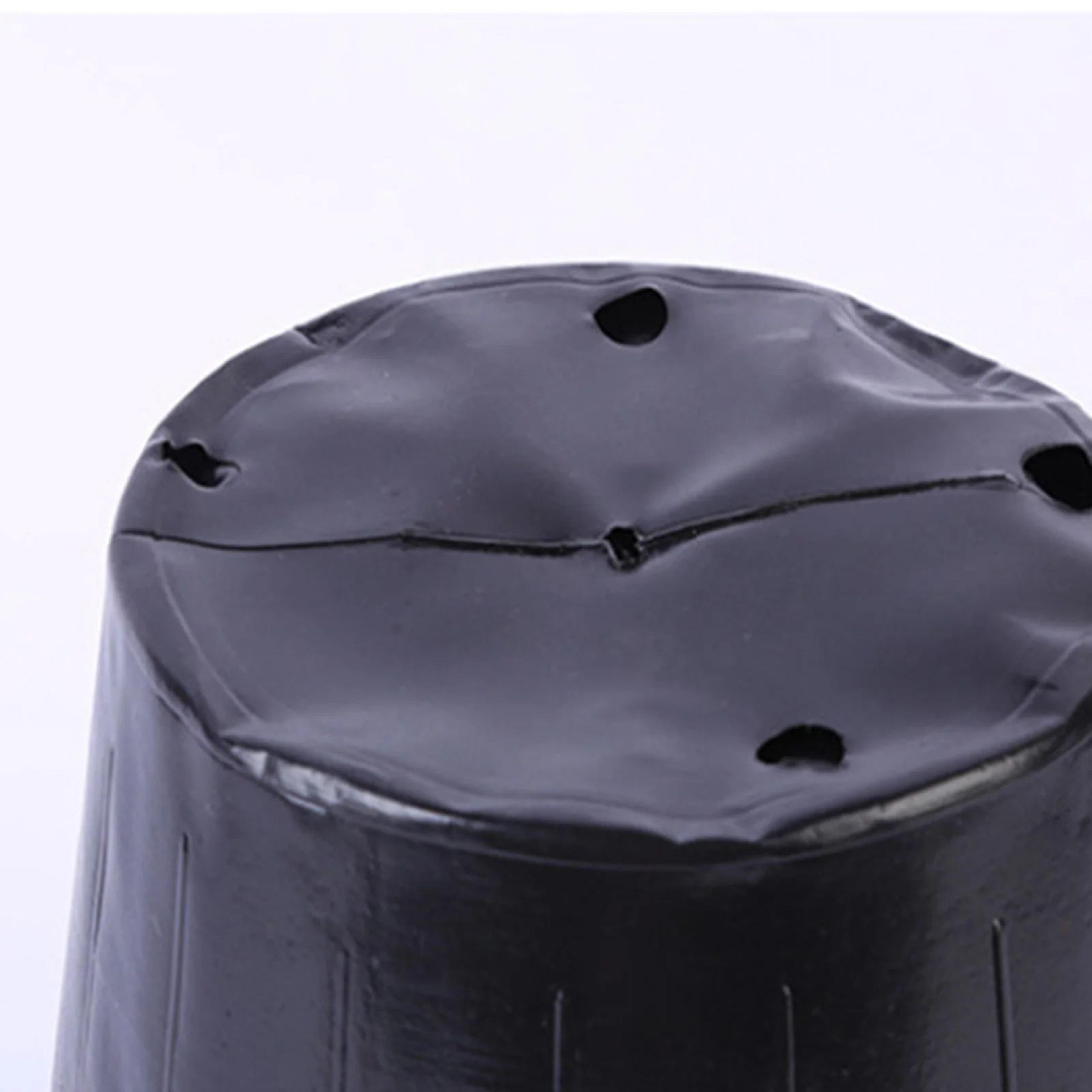 Reusable Black Nursery Pots  Flexible Plastic Seedling Containers For Easy Transplanting Succulents