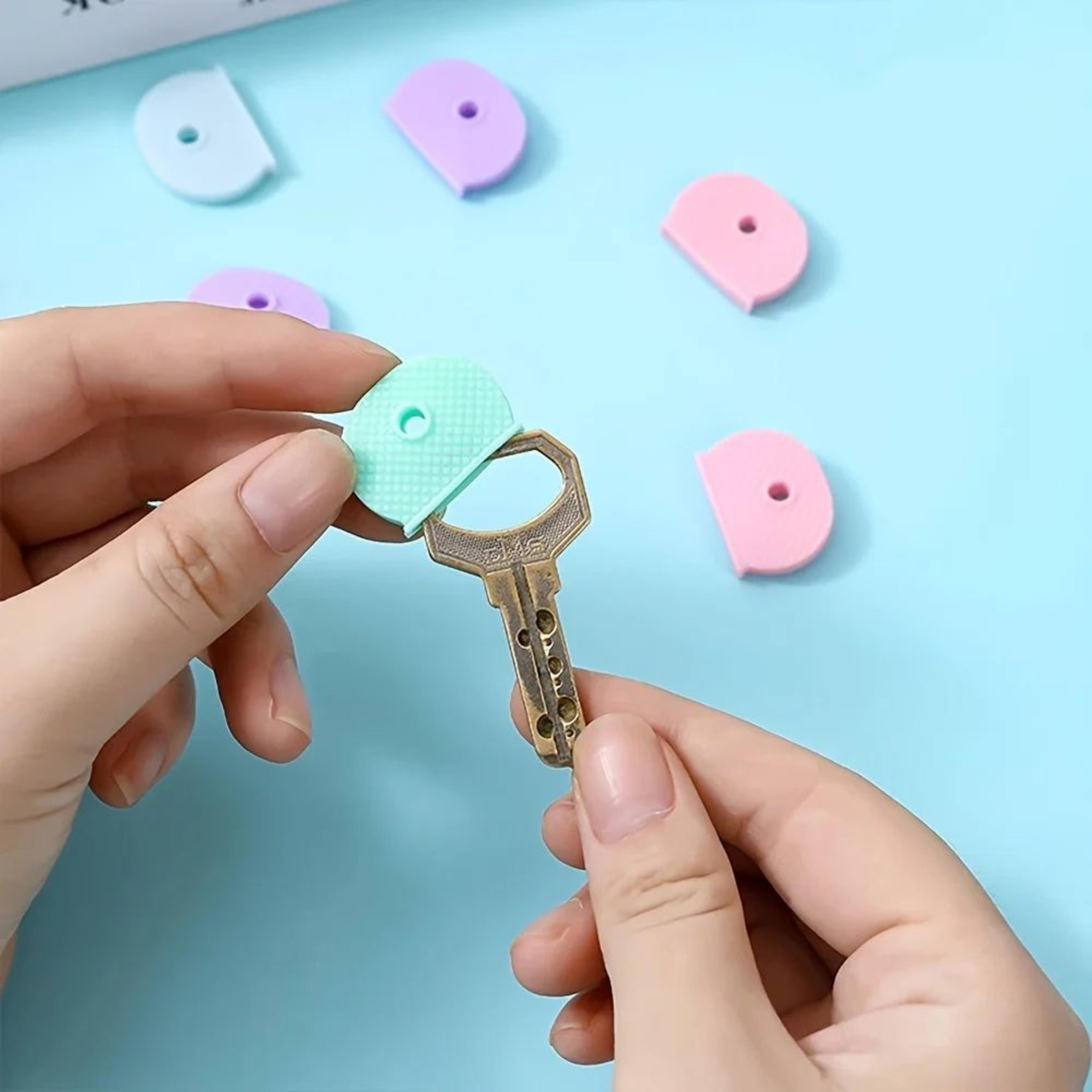 Multicolor Silicone Key Caps  ColorCoded Key Covers For Quick Door Identification Easy Sorting And  4