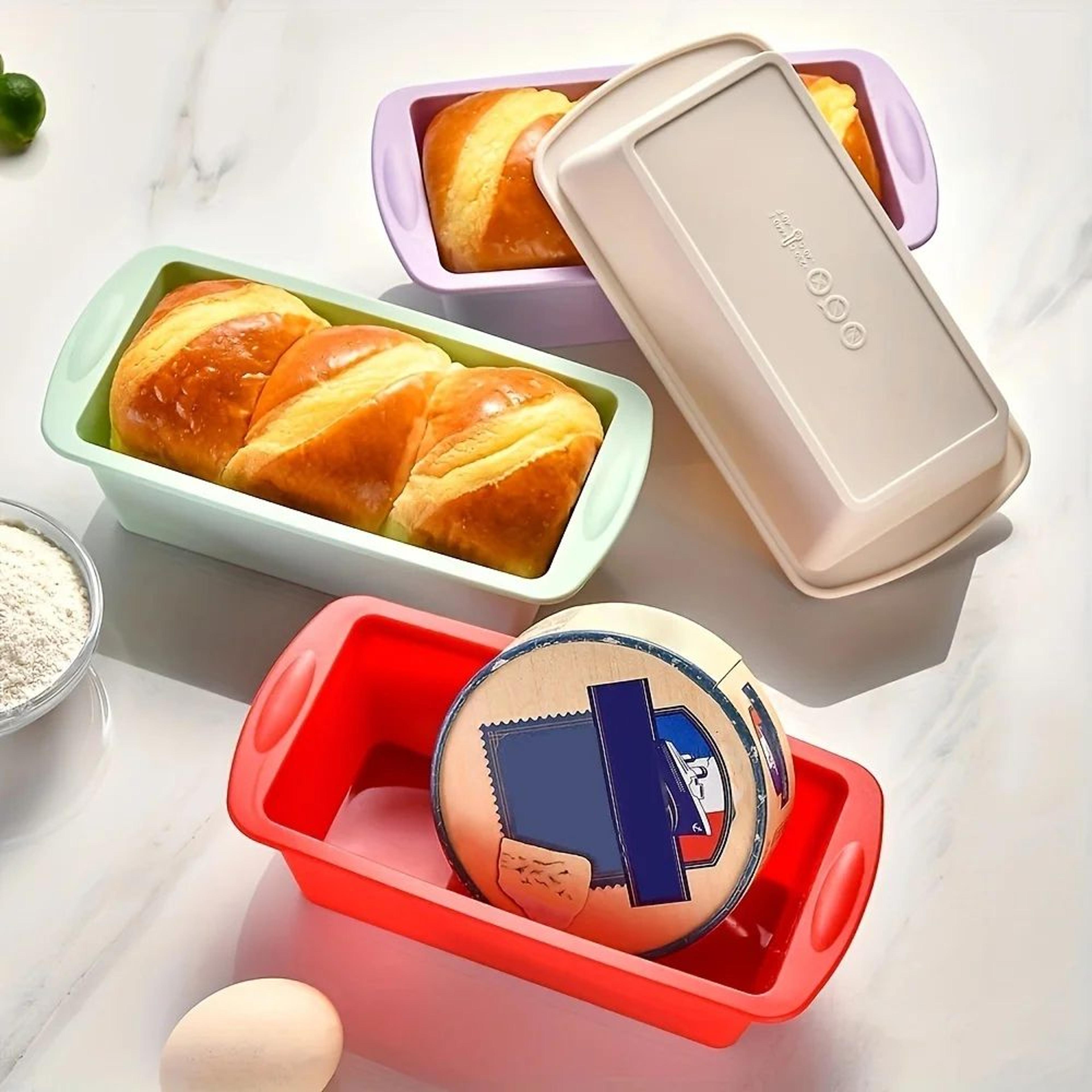 Nonstick Silicone Loaf Pan  Flexible BPAFree Loaf Baking Mold For Easy Release Of Homemade Bread Ca 2
