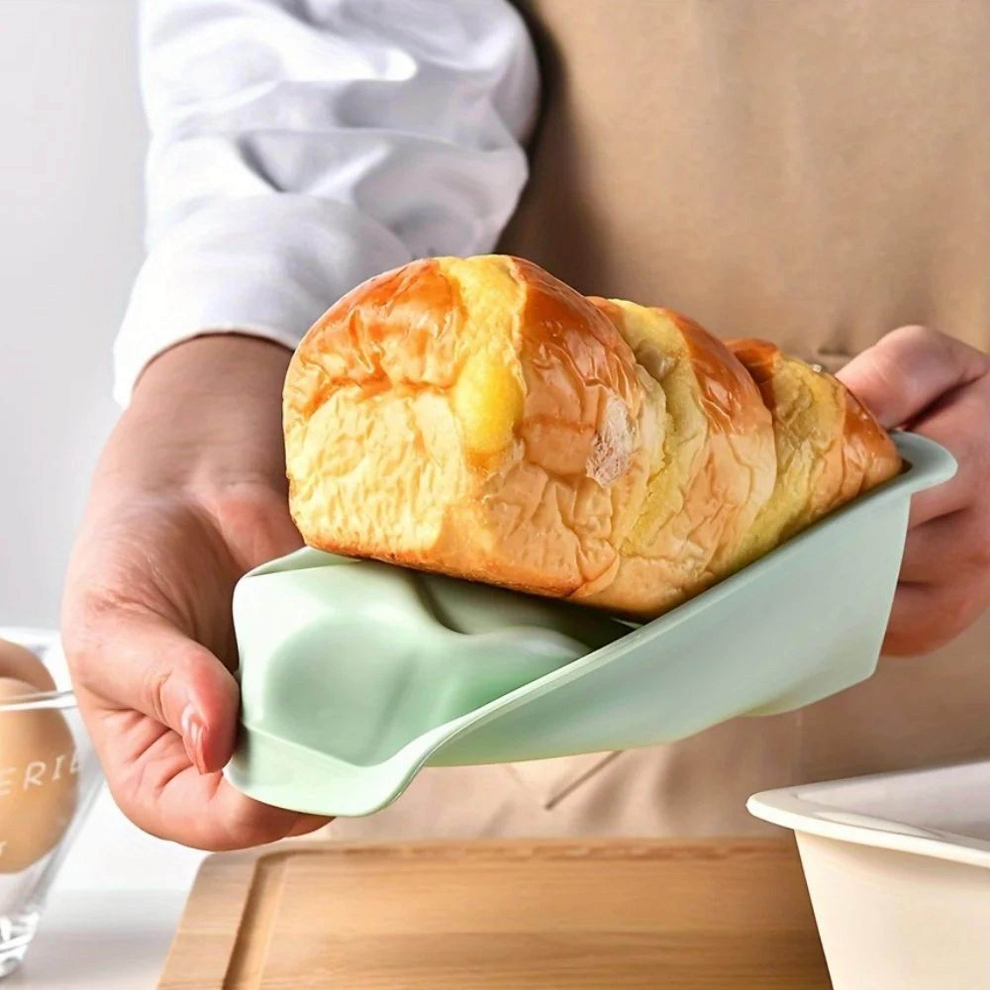Nonstick Silicone Loaf Pan  Flexible BPAFree Loaf Baking Mold For Easy Release Of Homemade Bread Ca 5