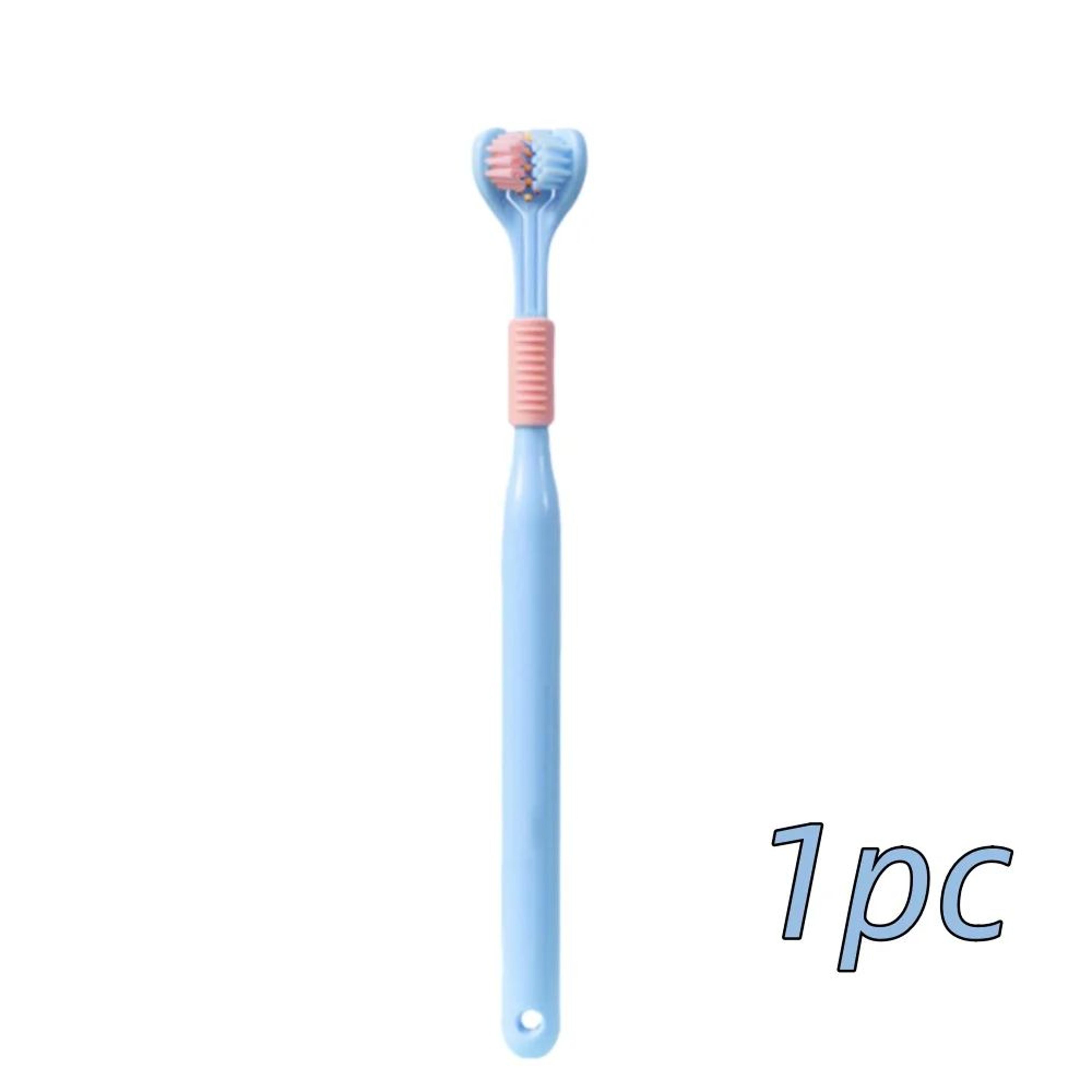 Soft Bristle ThreeSided Toothbrush  Adult Oral Care Brush For Gentle Cleaning And Convenient Daily  6