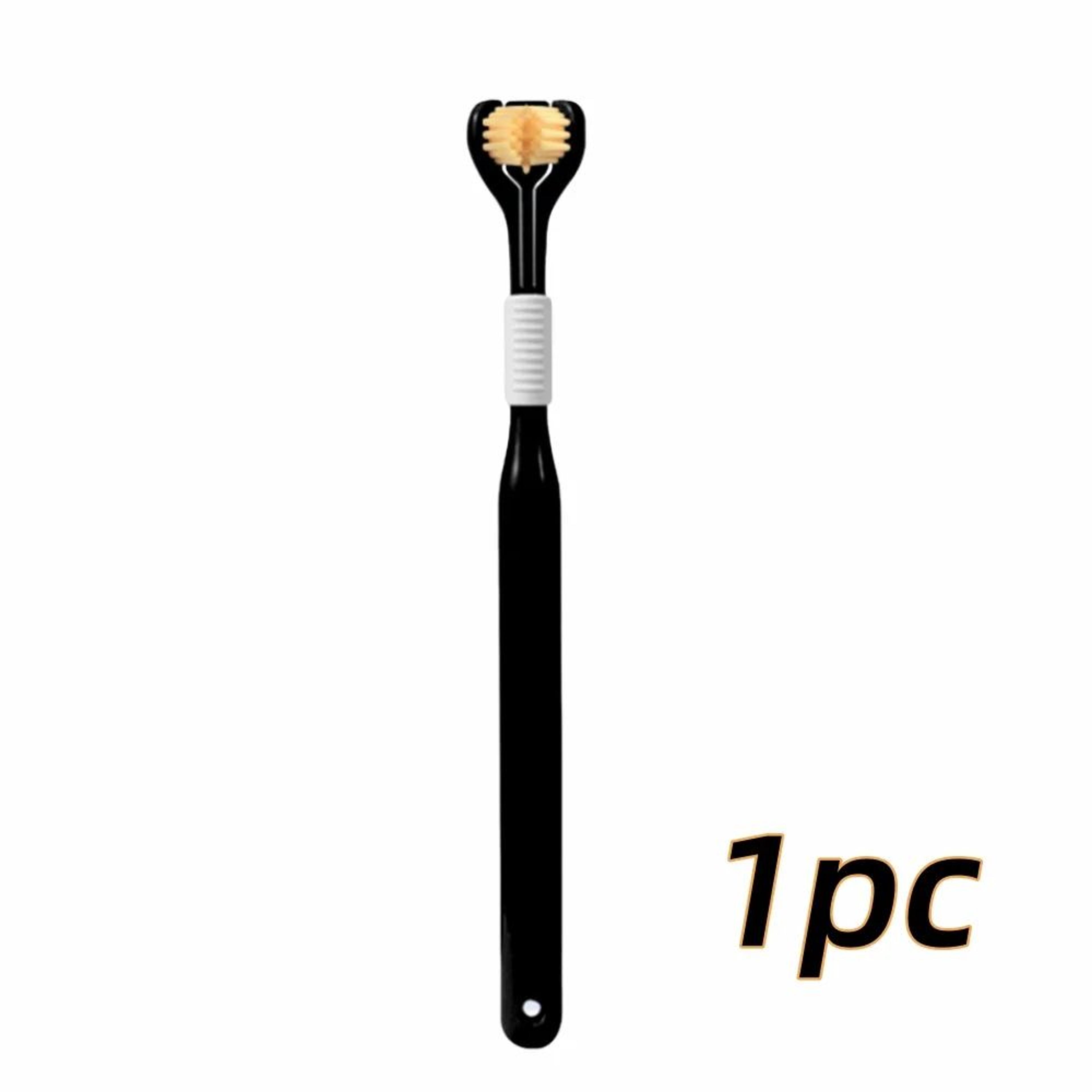 Soft Bristle ThreeSided Toothbrush  Adult Oral Care Brush For Gentle Cleaning And Convenient Daily  17