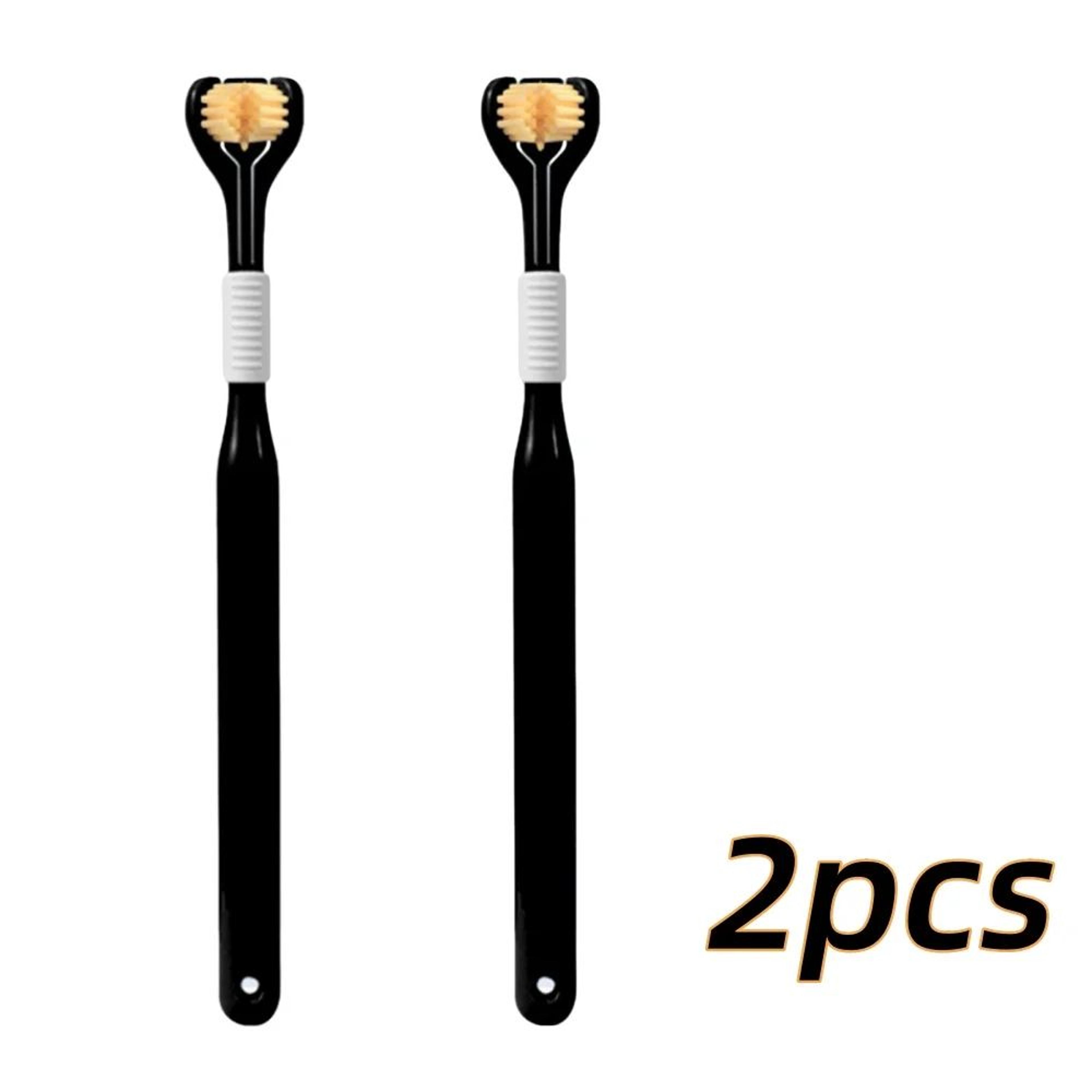 Soft Bristle ThreeSided Toothbrush  Adult Oral Care Brush For Gentle Cleaning And Convenient Daily  18