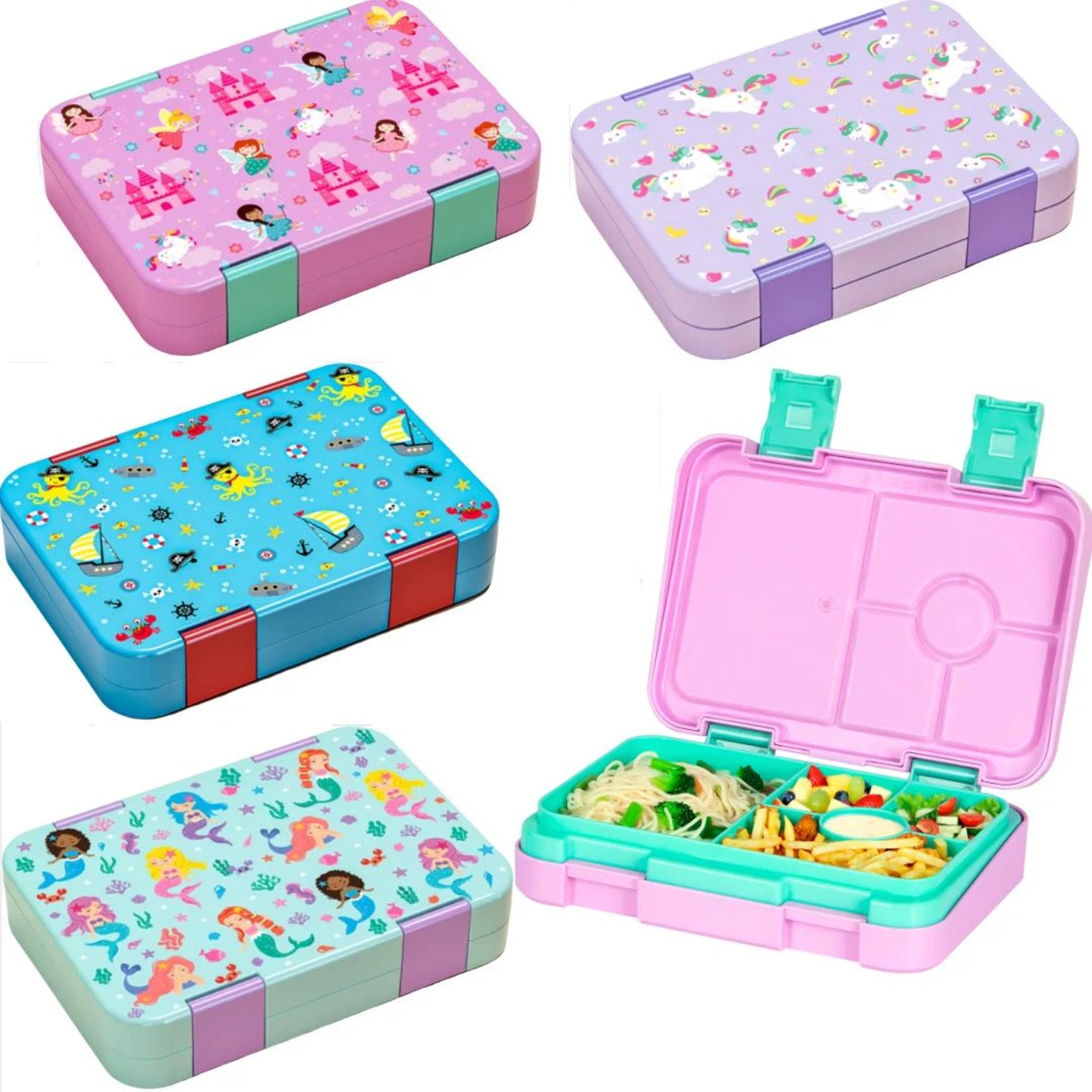 Cartoon Bento Lunch Box  37 Fl Oz Divided Leakproof BPAFree Food Container For Neat School Lunches  0