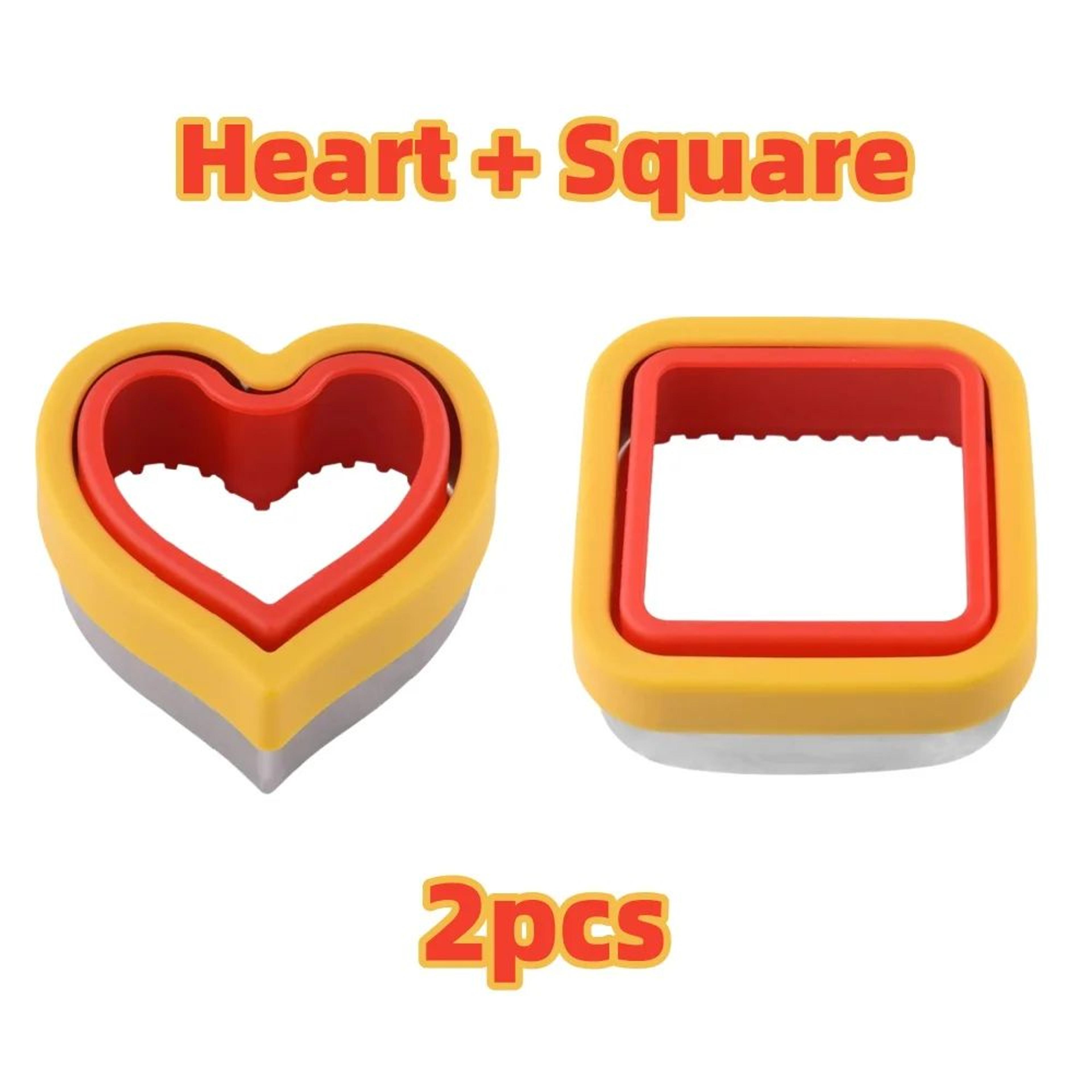 Stainless Steel Sandwich Cutter  Mold With Hand Guard For Creative Toast Fruit Shapes Lunch Box Dec 10