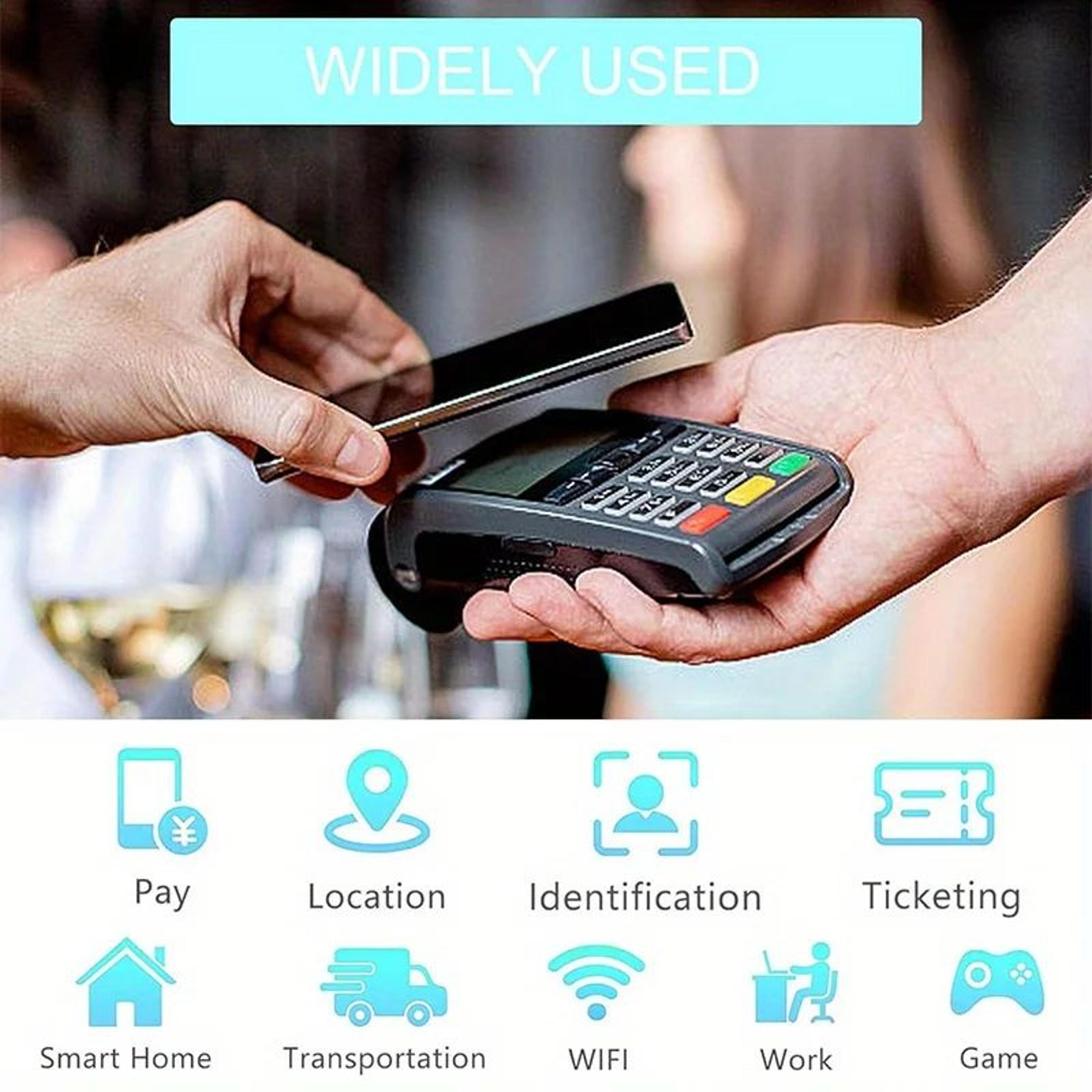 NFC Tag Stickers  Rewritable NTAG213215 Labels With 144504 Byte Memory For BatteryFree Smartphone T 2