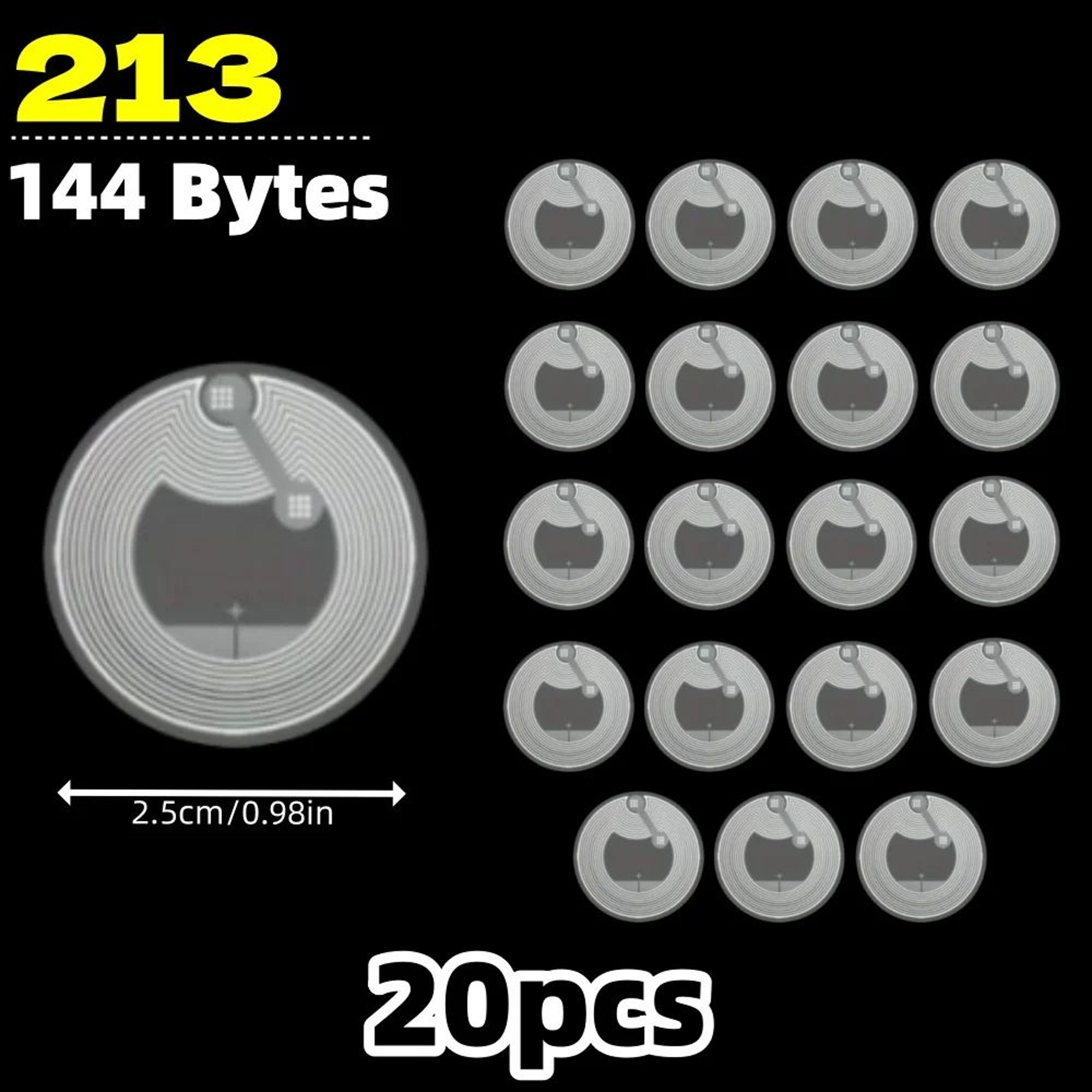 NFC Tag Stickers  Rewritable NTAG213215 Labels With 144504 Byte Memory For BatteryFree Smartphone T 7