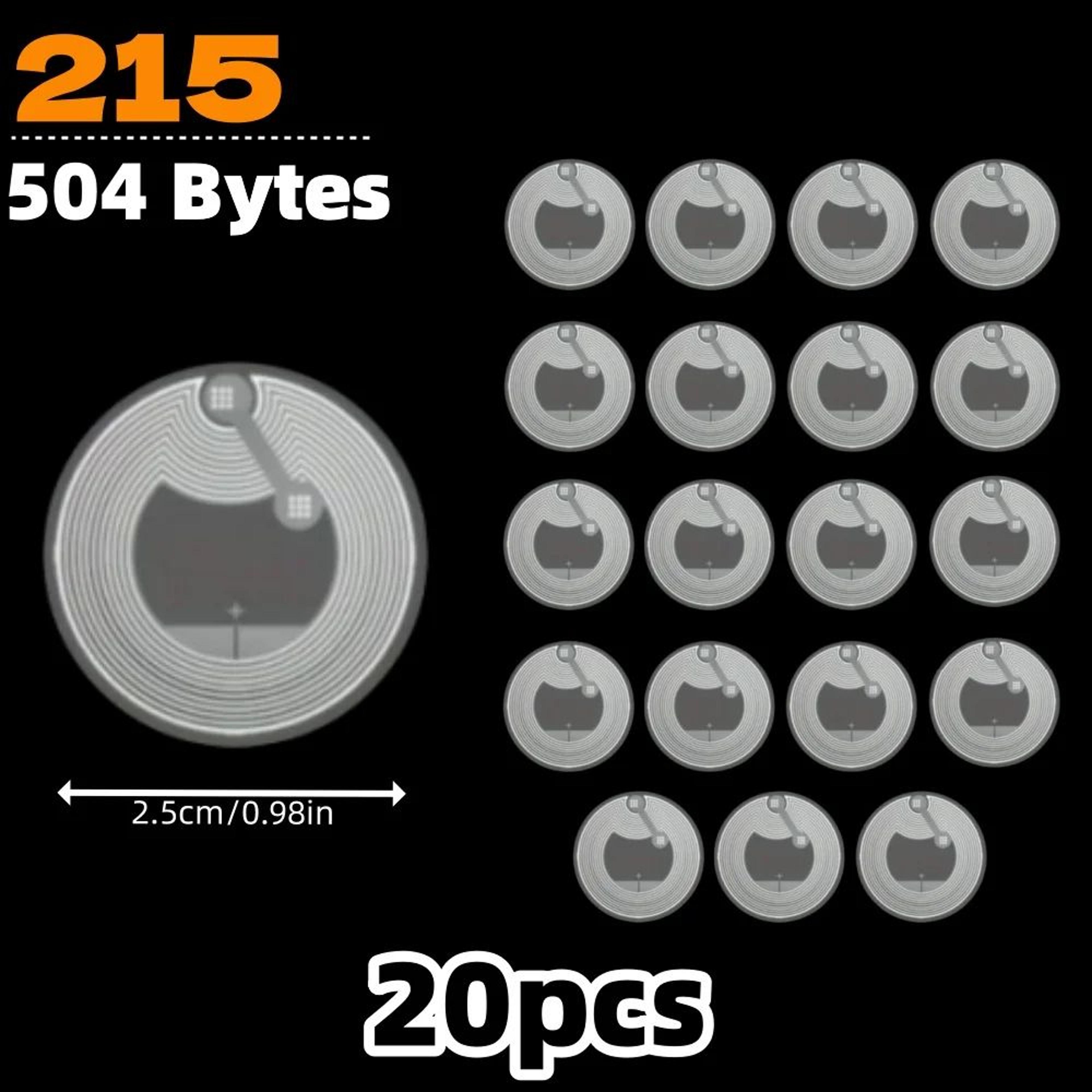 NFC Tag Stickers  Rewritable NTAG213215 Labels With 144504 Byte Memory For BatteryFree Smartphone T 9