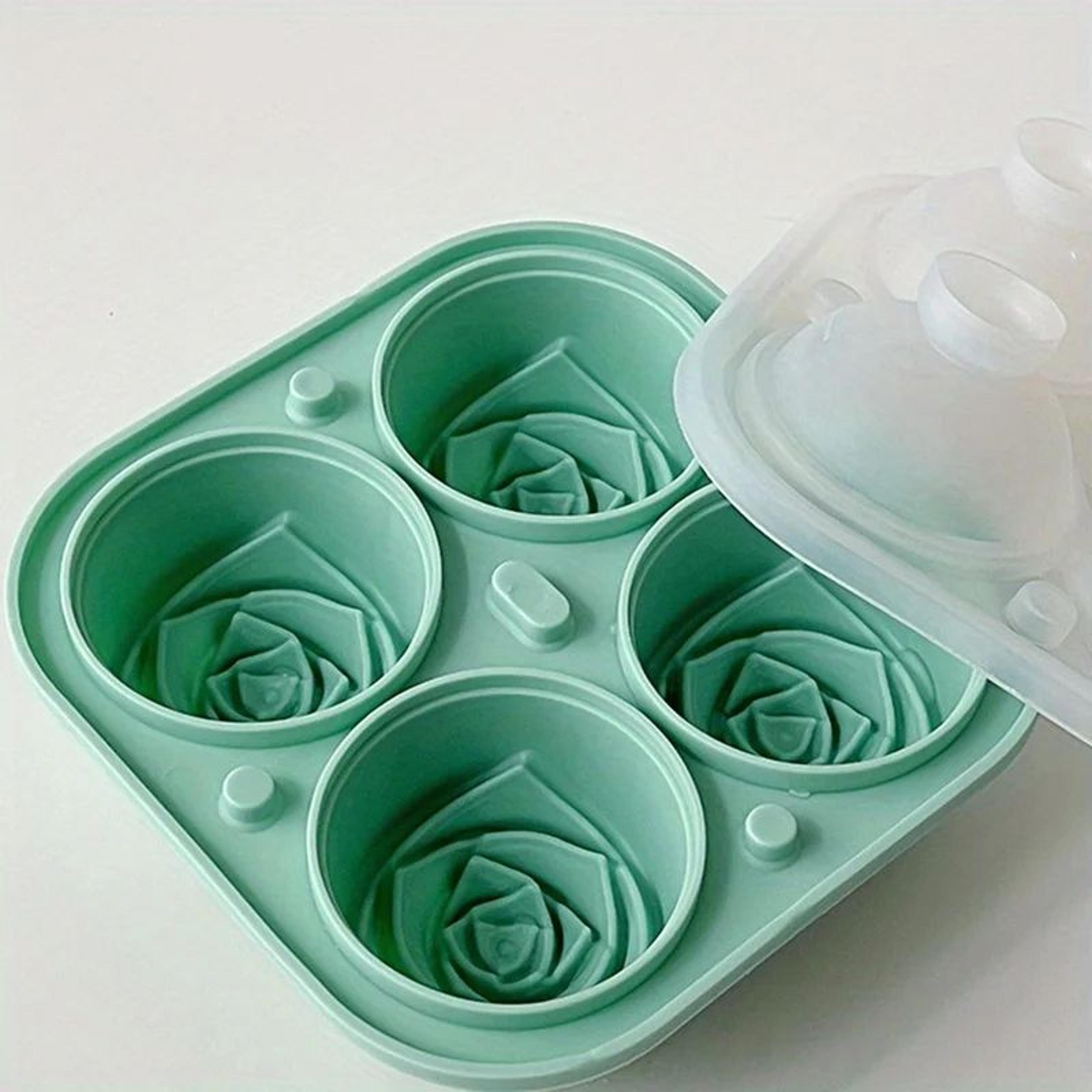 Rose Ice Cube Mold  Reusable FoodGrade Silicone Tray For Easy Release Elegant Summer Drinks And Dec 9