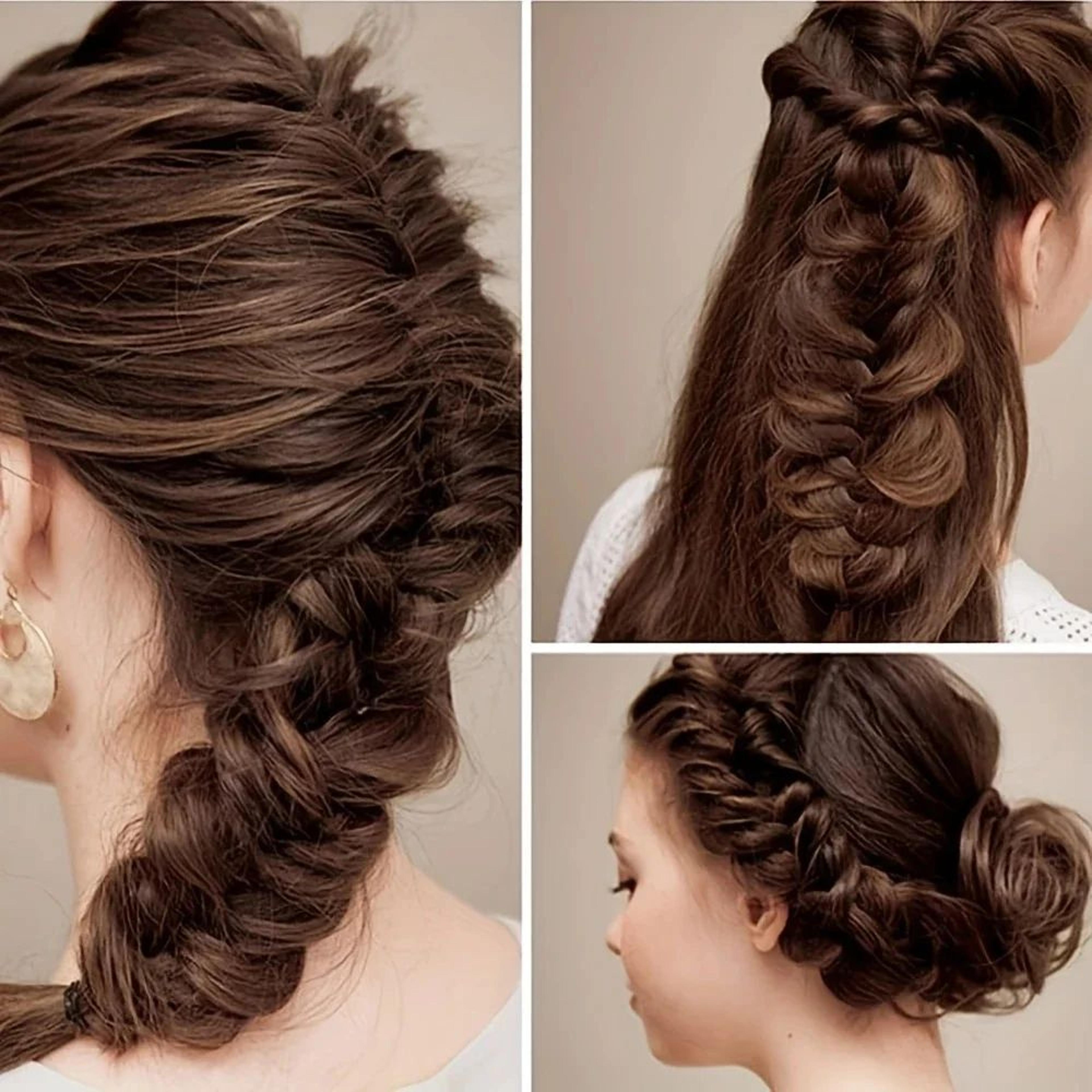 DIY Hair Braiding Tools  Fishbone Braid Maker Set For Simple Ponytail Styling Creative Braided Look