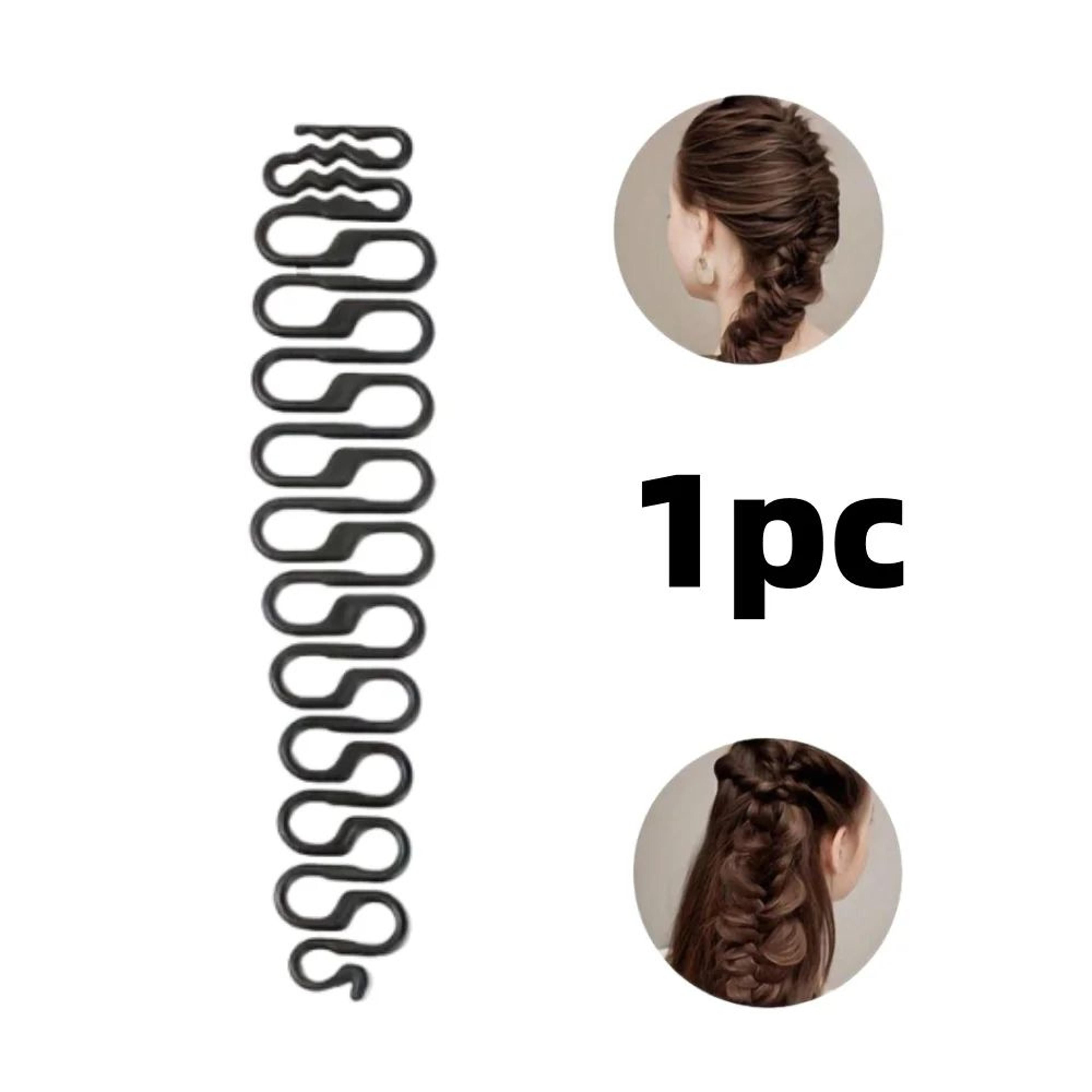 DIY Hair Braiding Tools  Fishbone Braid Maker Set For Simple Ponytail Styling Creative Braided Look
