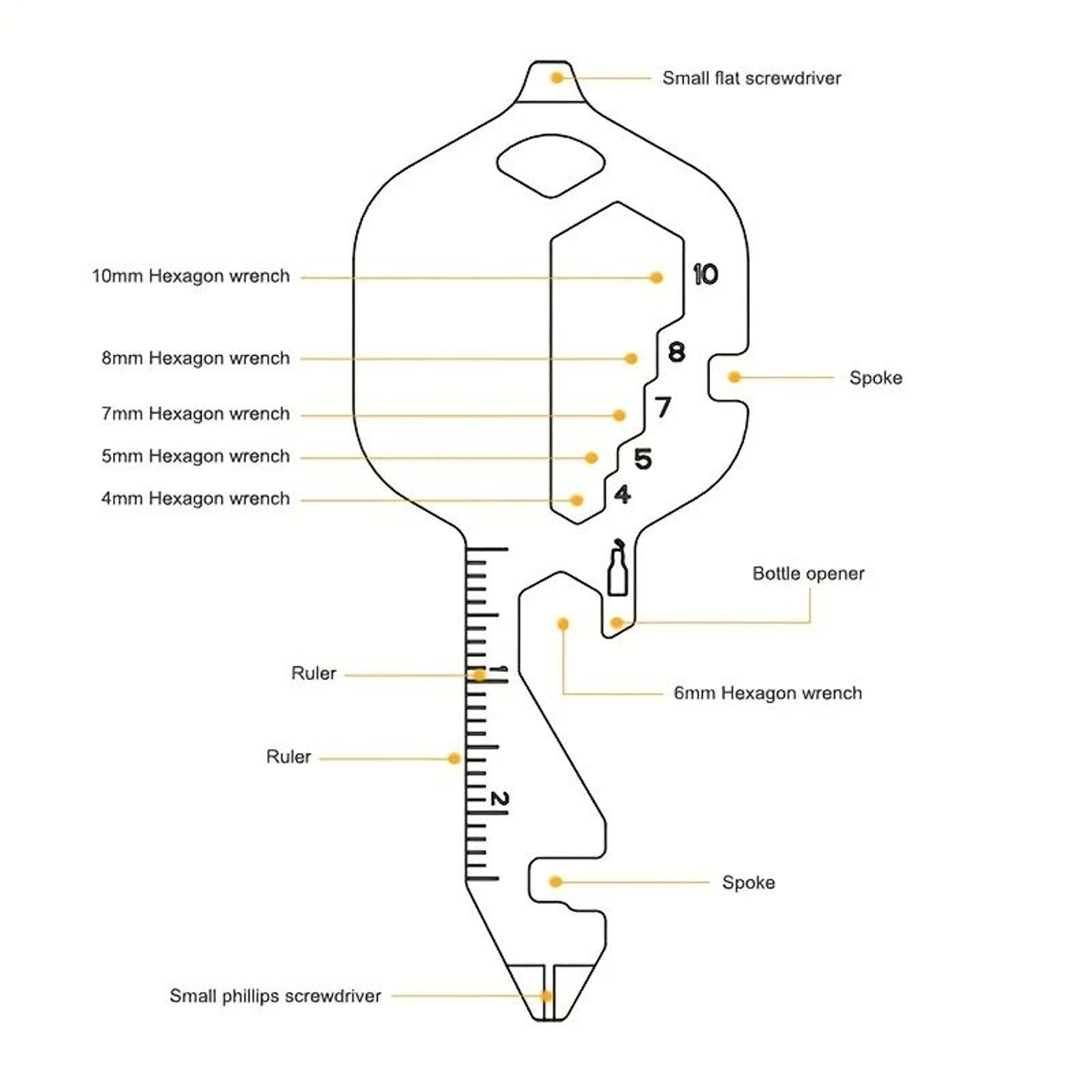 KeyShaped Multitool  Stainless Steel Keychain Screwdriver And Bottle Opener For Quick Jobs And Ever 6