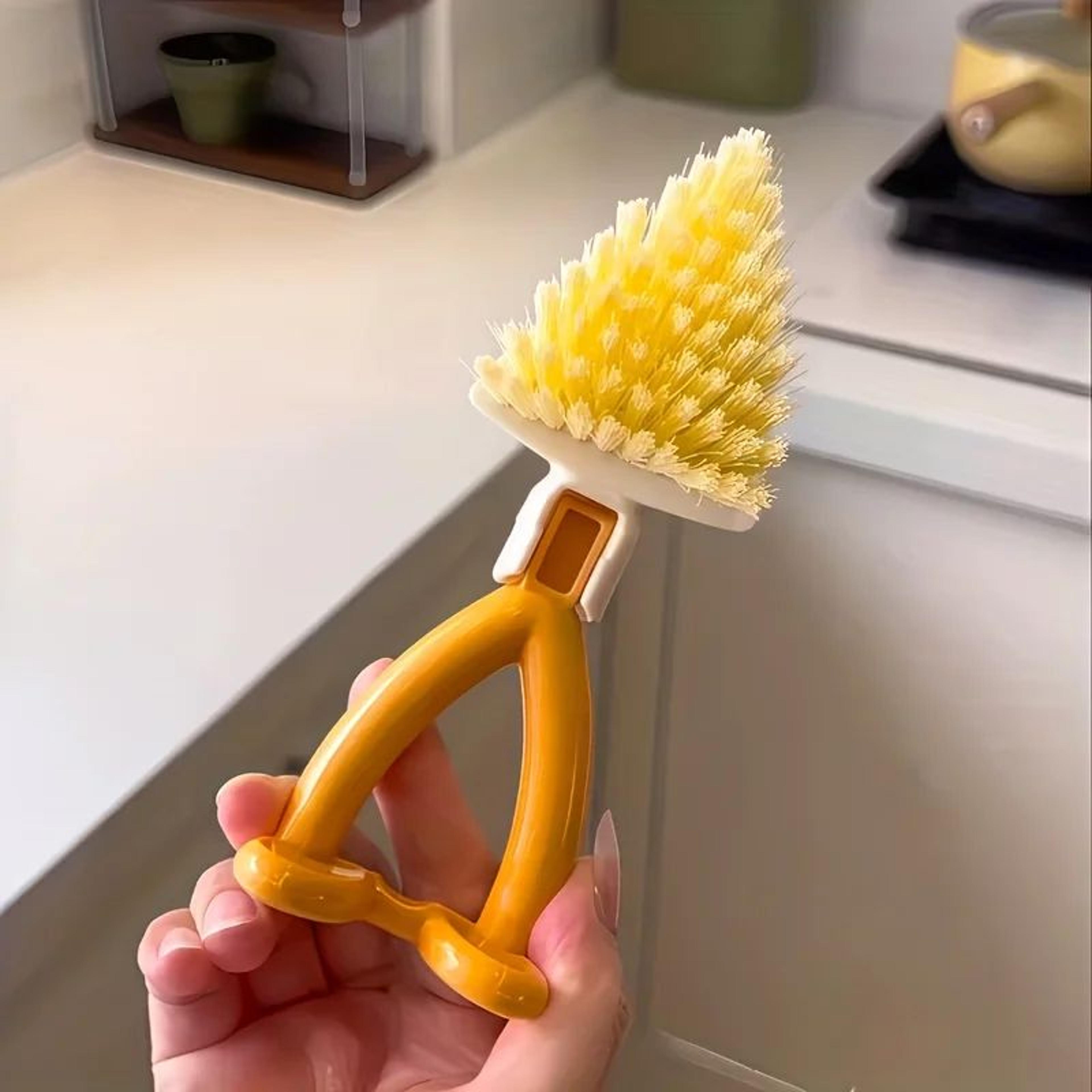 Triangle Head Cleaning Brush  Foldable Multipurpose Duster For Corners Gaps And Edges In Kitchens B 0