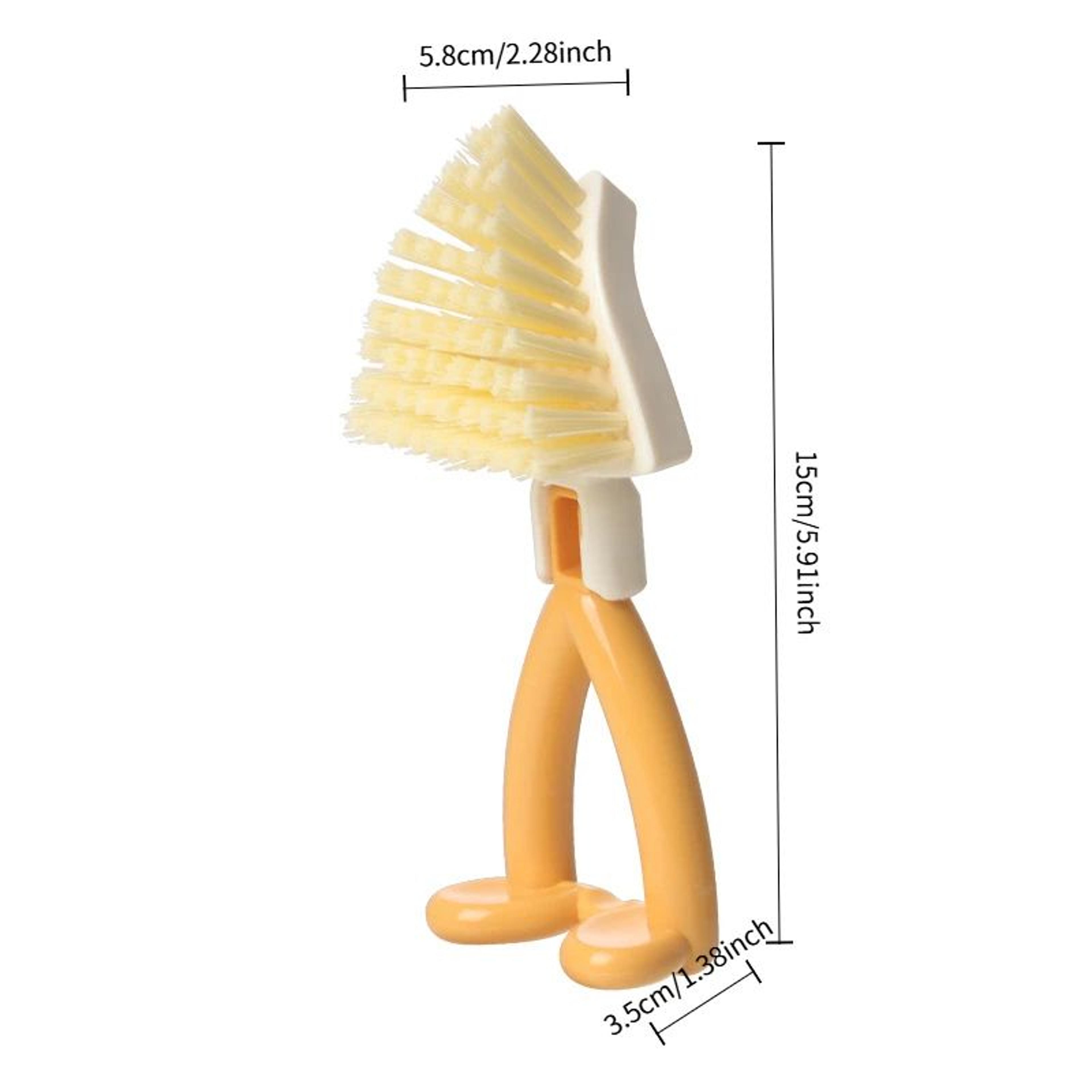 Triangle Head Cleaning Brush  Foldable Multipurpose Duster For Corners Gaps And Edges In Kitchens B 6