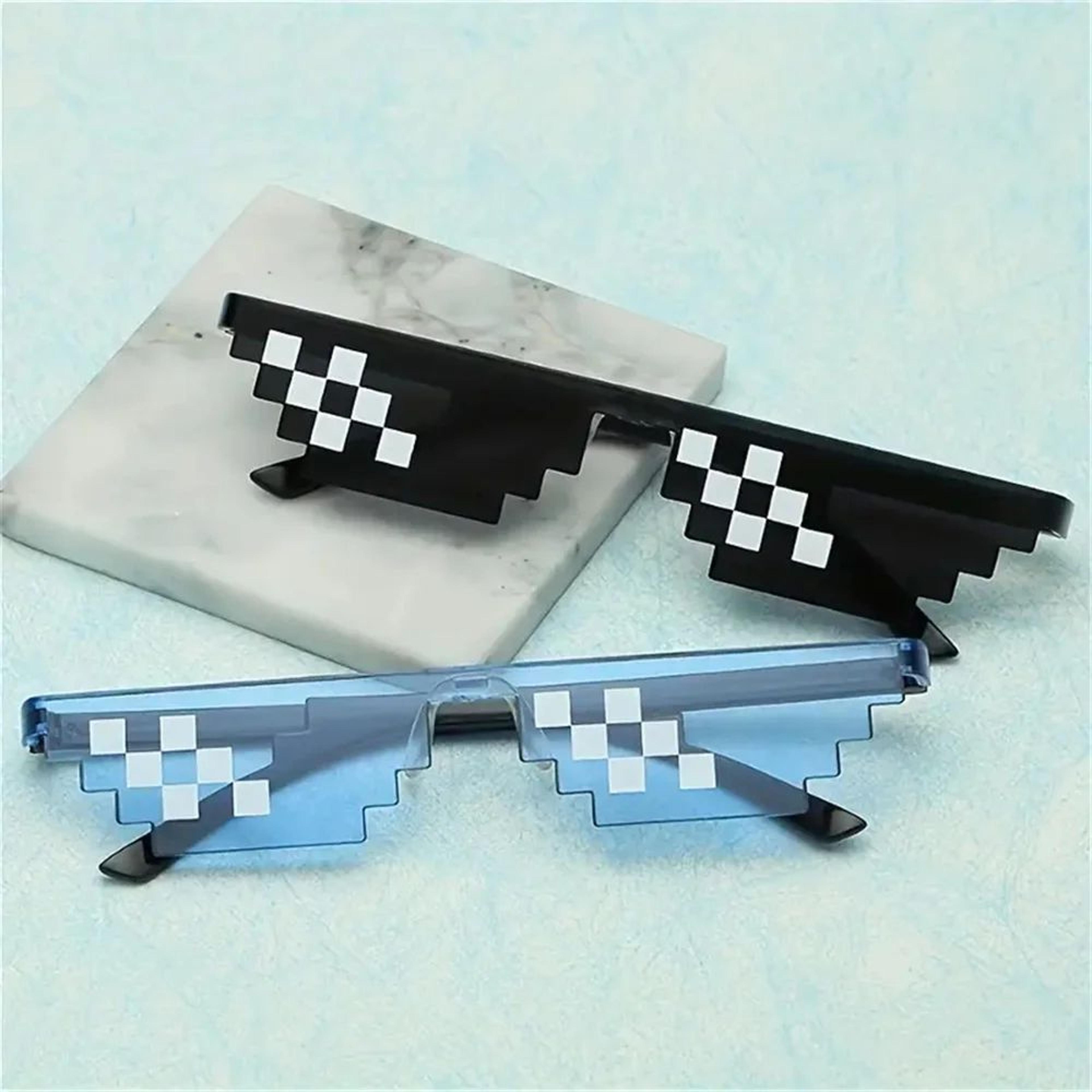 Pixel Party Glasses  Fun Mosaic Photo Props For Gamer Celebrations Anime Party Festivals And Creati 4
