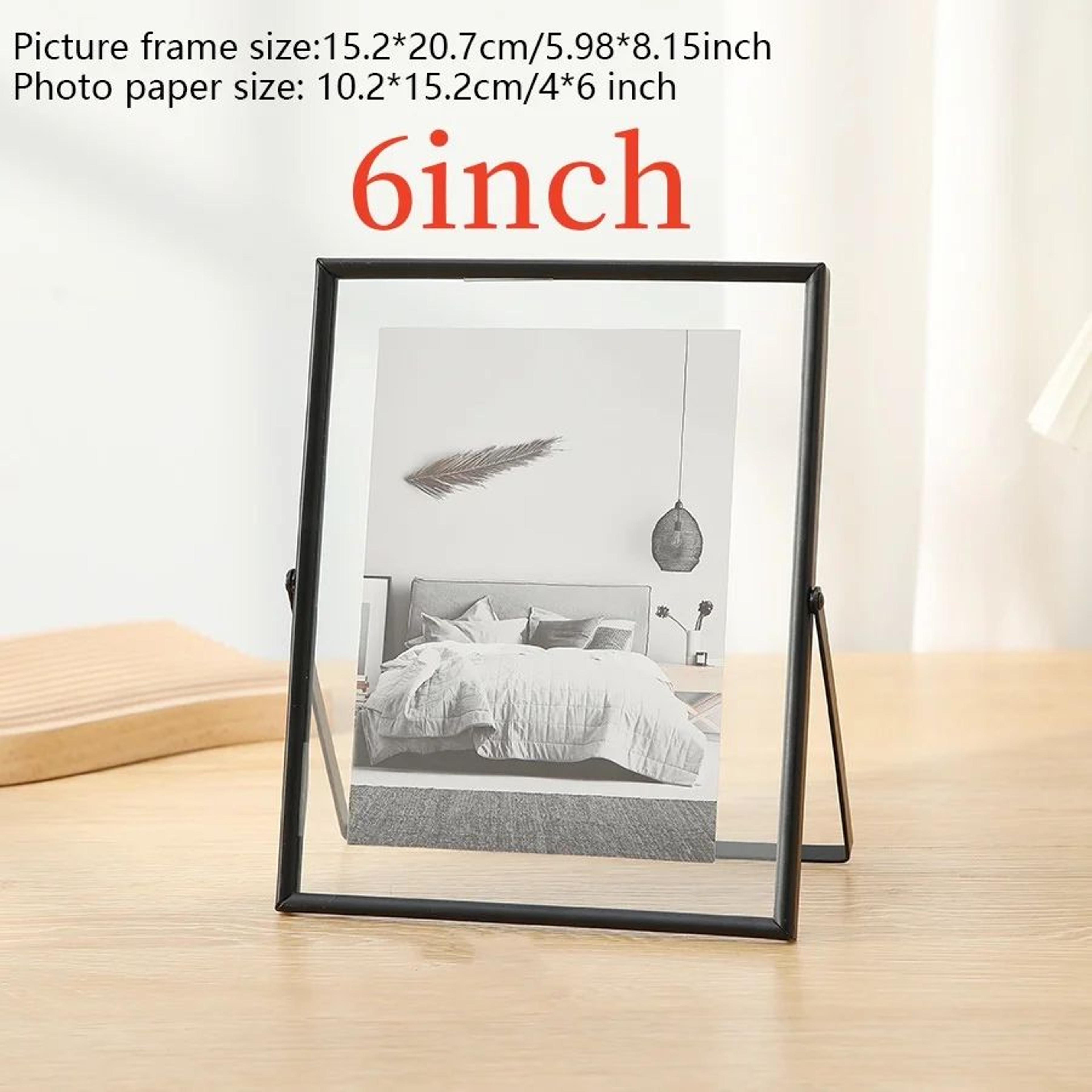 Clear Acrylic Photo Frame  Simple Tabletop Picture Display For DIY Handmade Photos Christmas Gifts  7