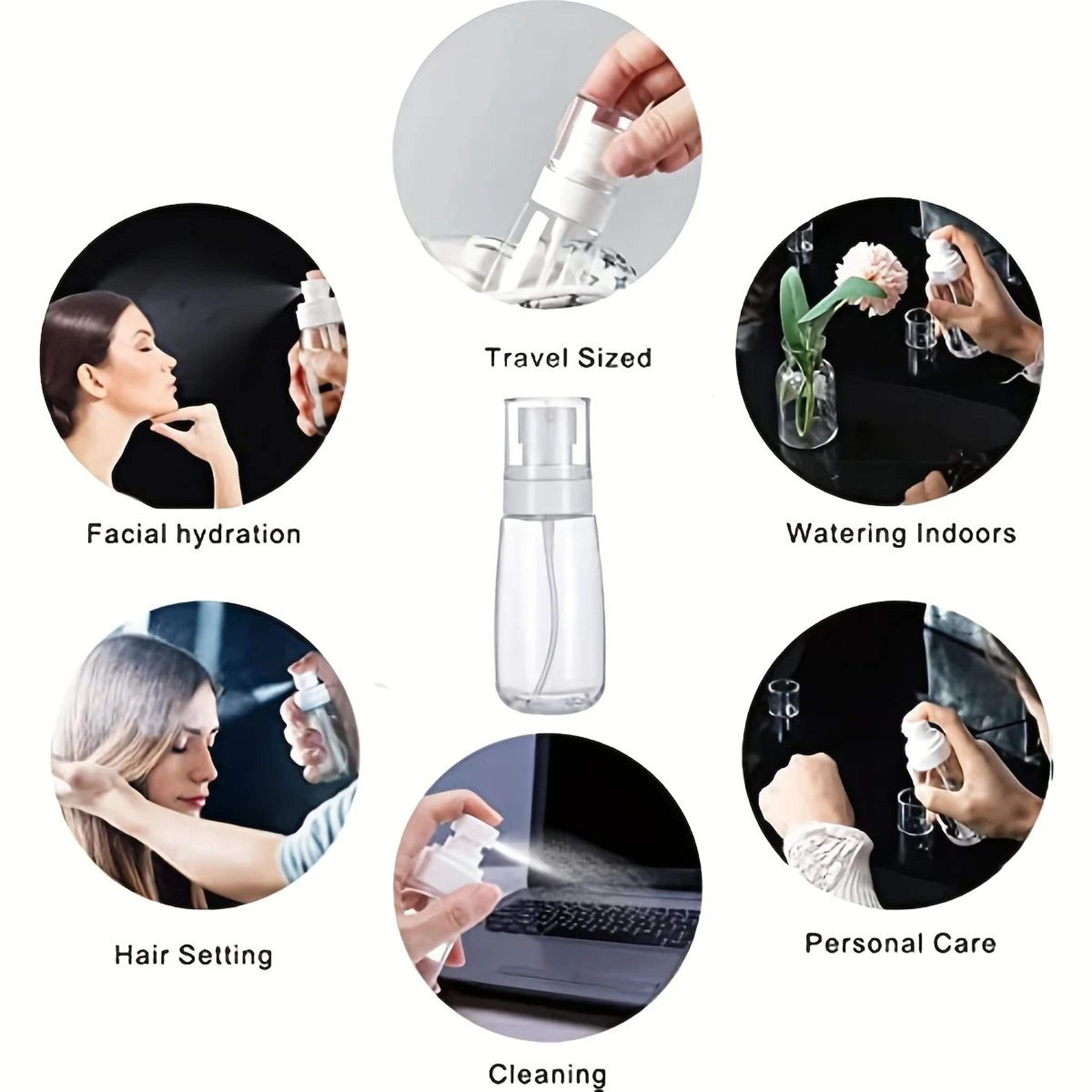 Clear Spray Bottles  Compact  Refillable Perfume Containers For Travel Cosmetics Home And Salon Bea 5