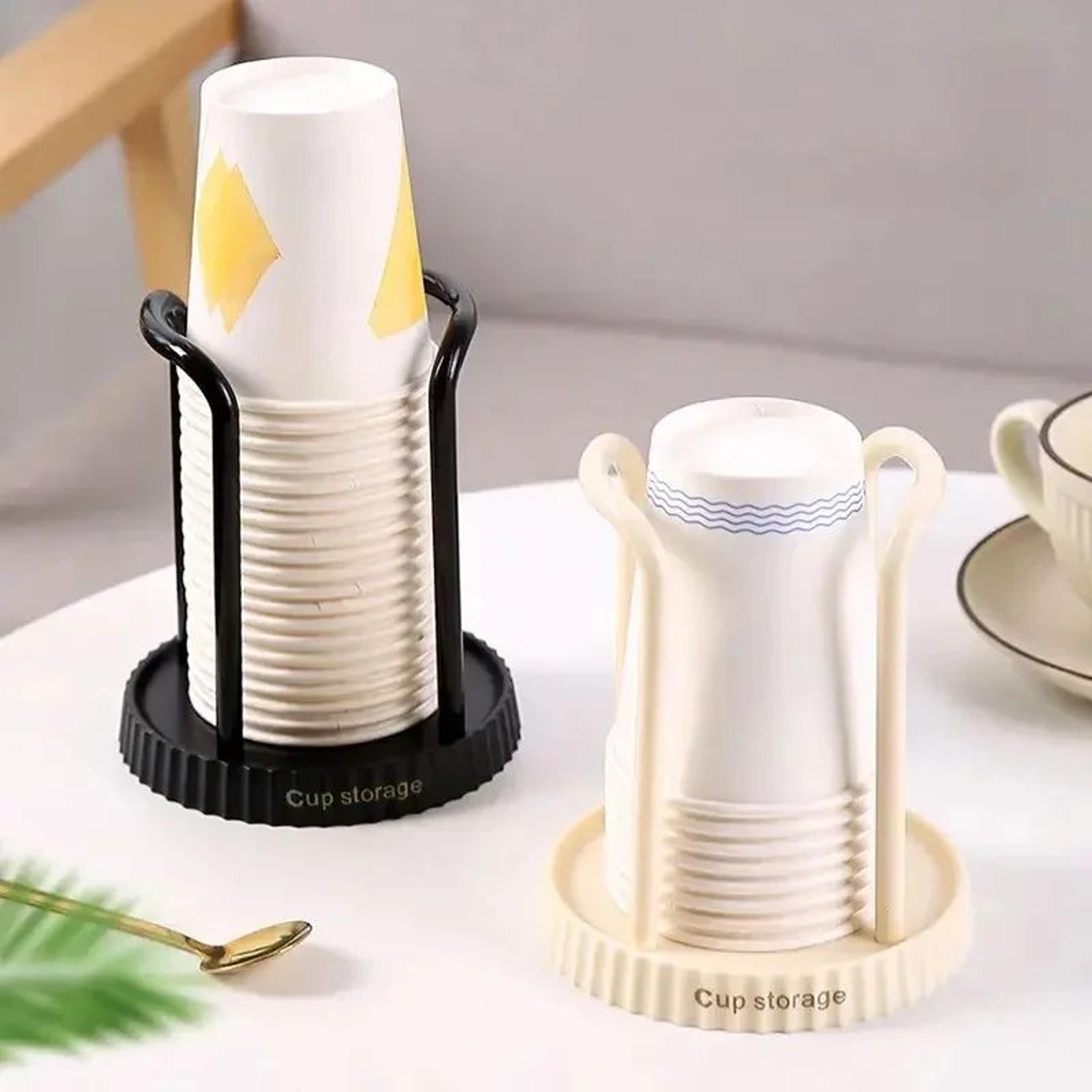 Cup Storage Holder  Plastic PunchFree Rack For Water  Tea Cups Coffee Mug Display  Tidy Home Deskto 9