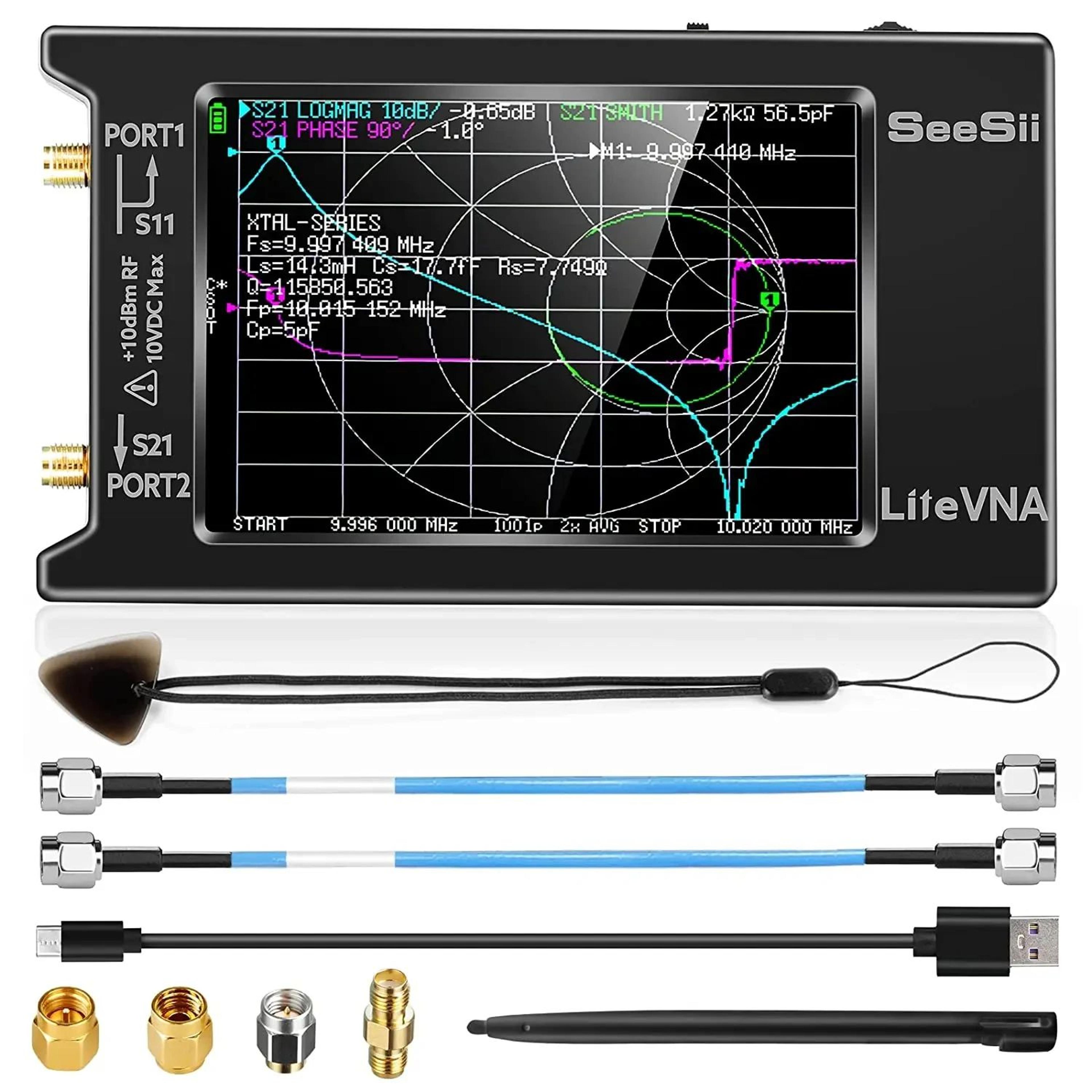 Vector Network Analyzer  50 KHz63 GHz Field Antenna Tester With 4 In Display S11S21 Measurements An 6