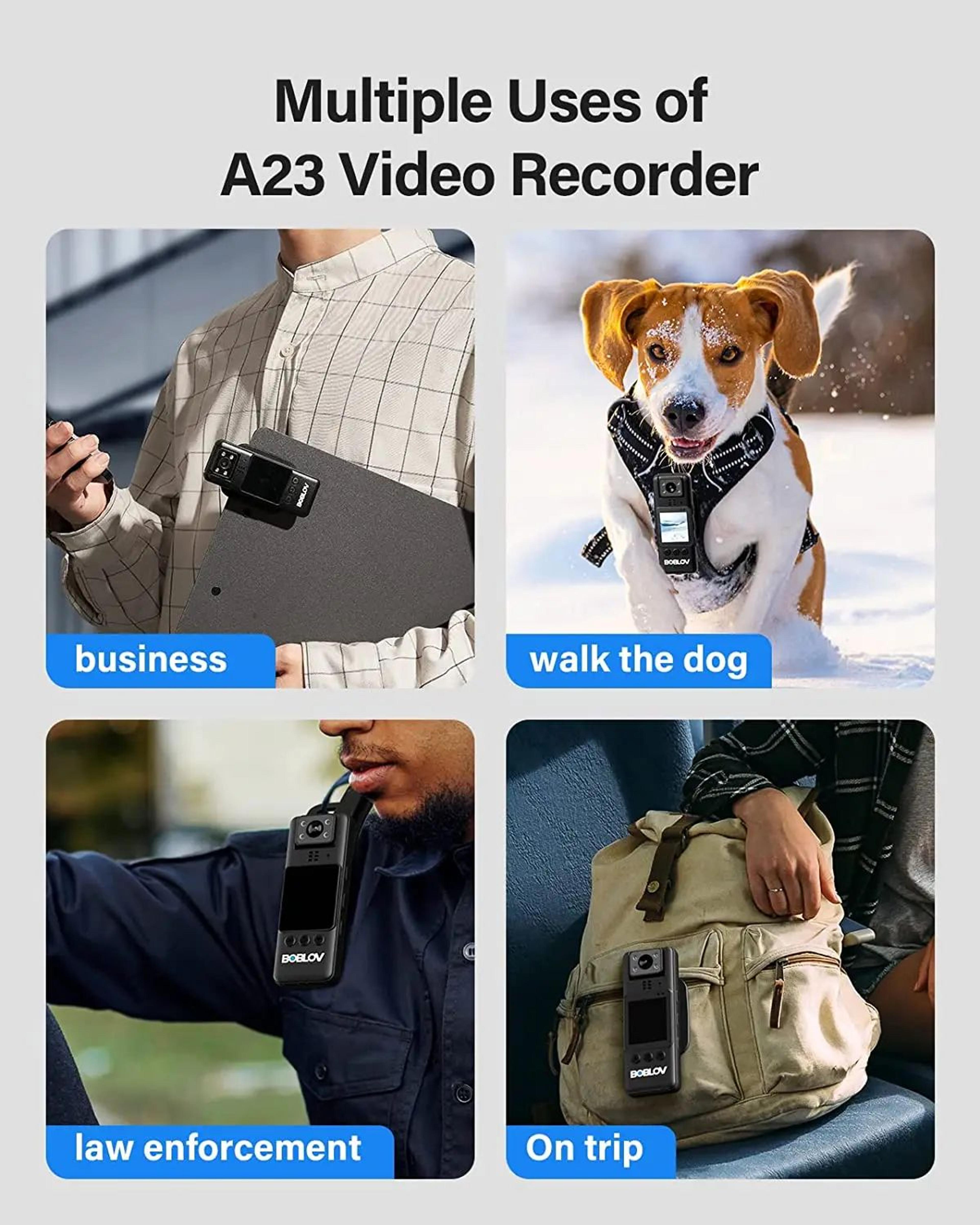 Mini Body Camera  1080p Video With 180 Rotating Lens IR Night Vision And 512 GB Card Support For Po 4